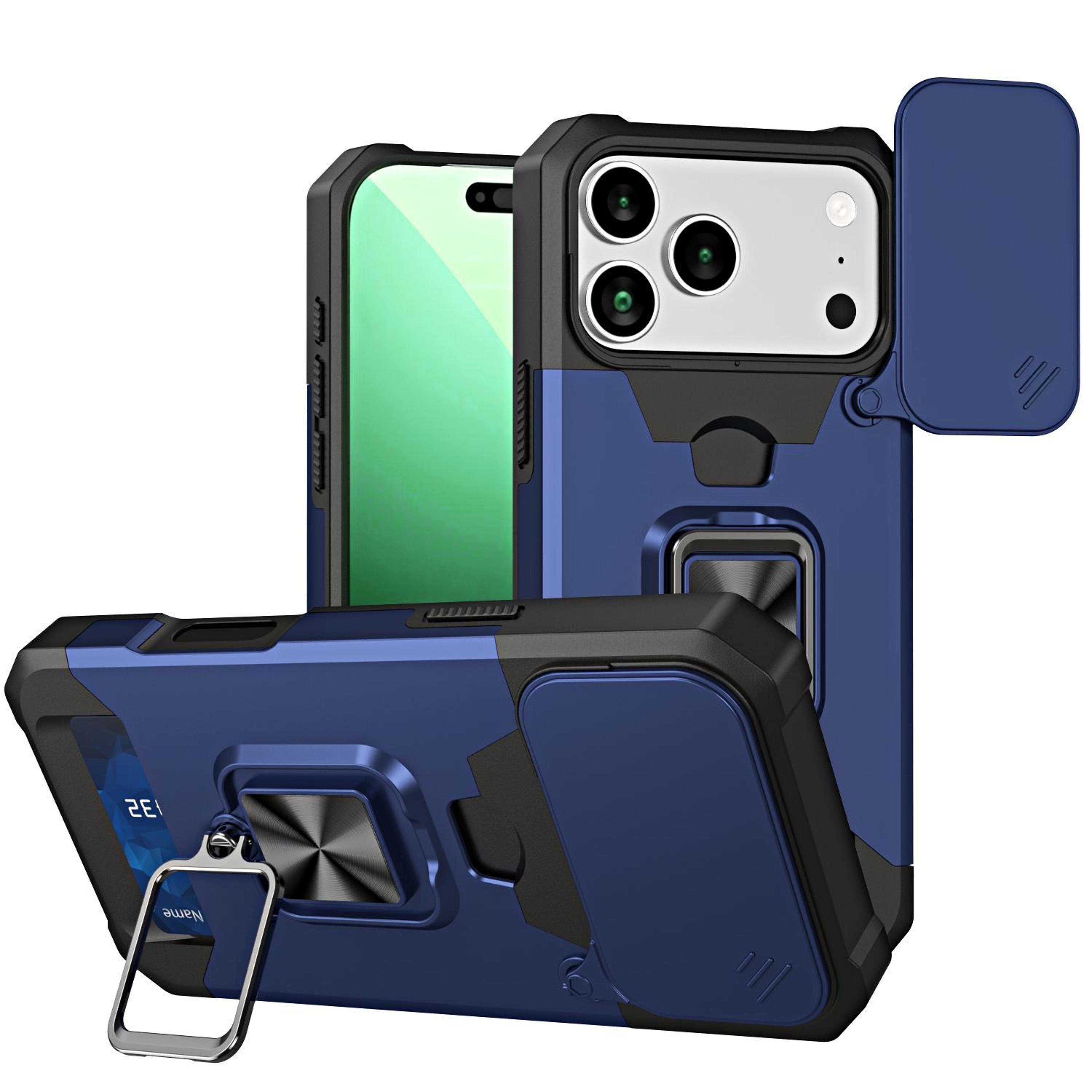 iphone 18 pro camera shield case with sliding cover and card slot