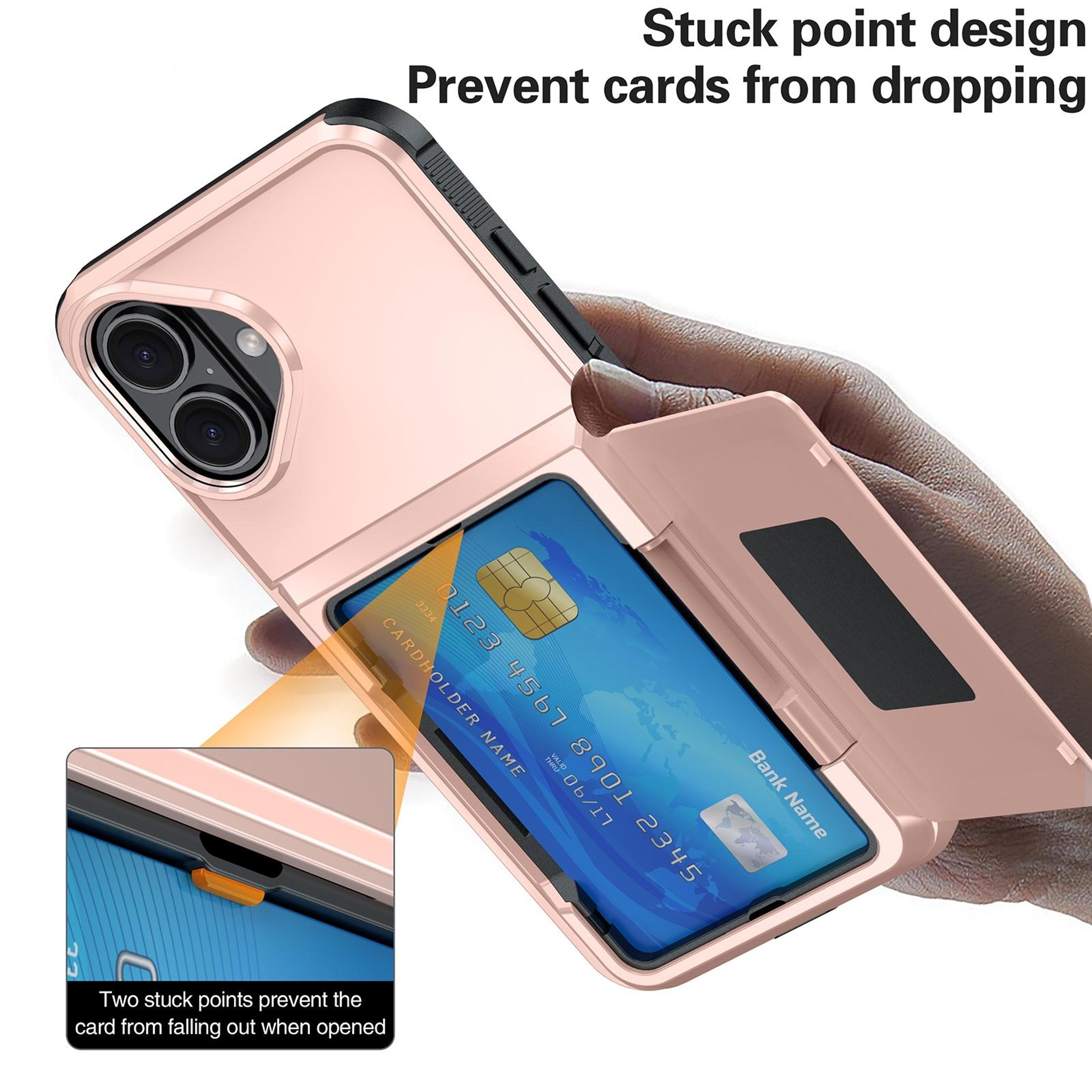 IPhone 18 Pro Card Slot Phone Case With Raised Edge Protection 7