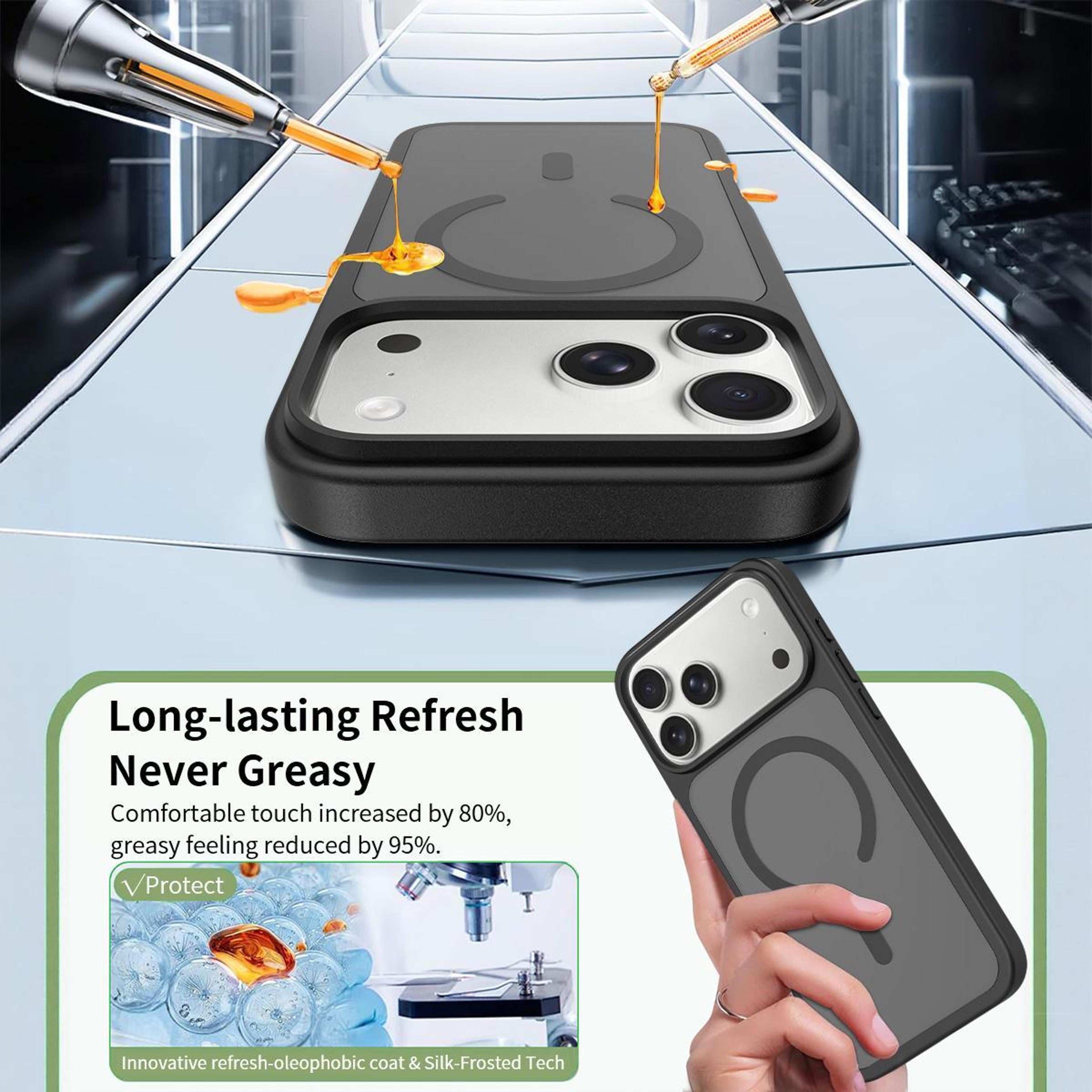 IPhone 18 Pro Max MagSafe Case With Skin Feel TPU And Hybrid PC Design 4