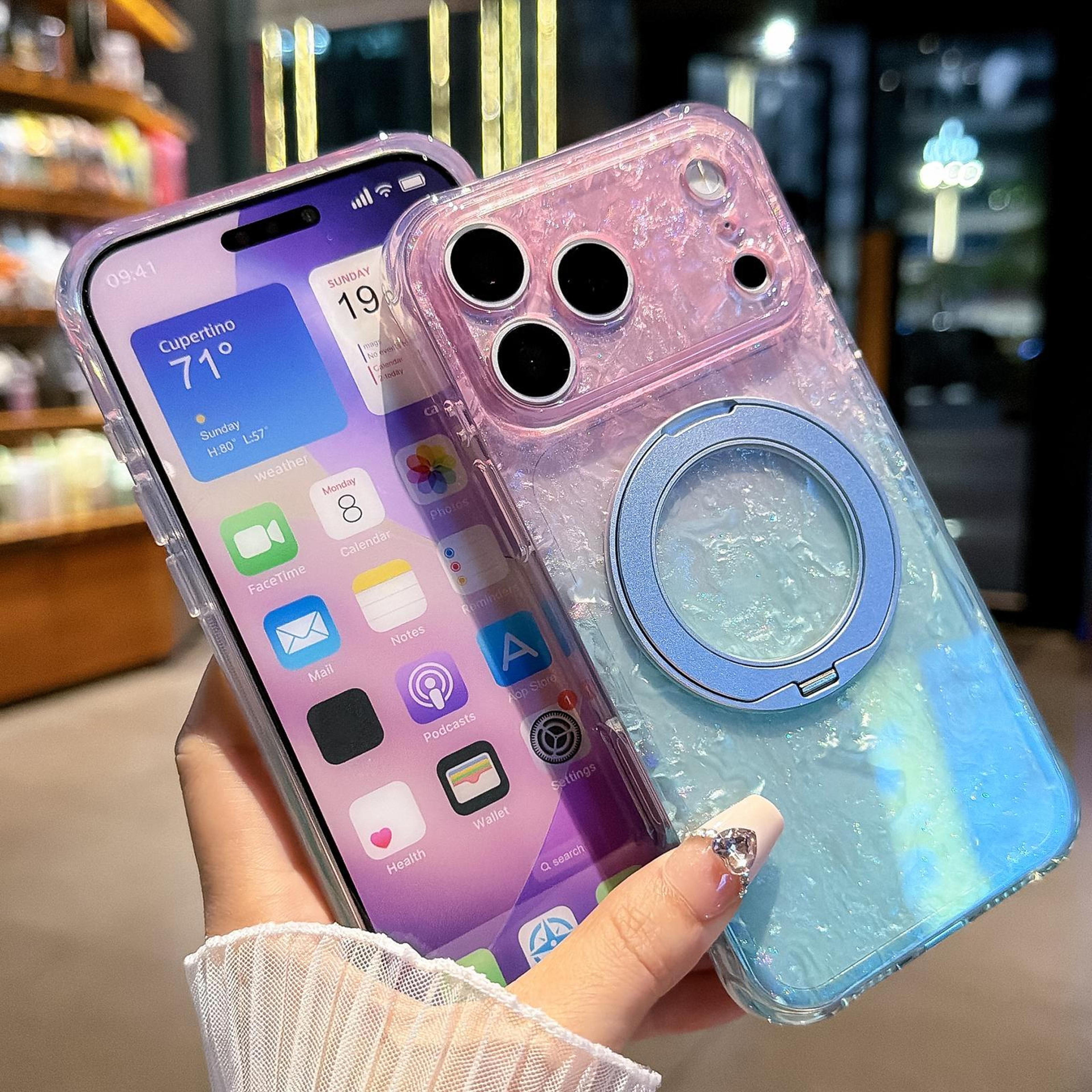IPhone 18 Pro Max Magnetic Case With 360 Rotating Ring Stand 3