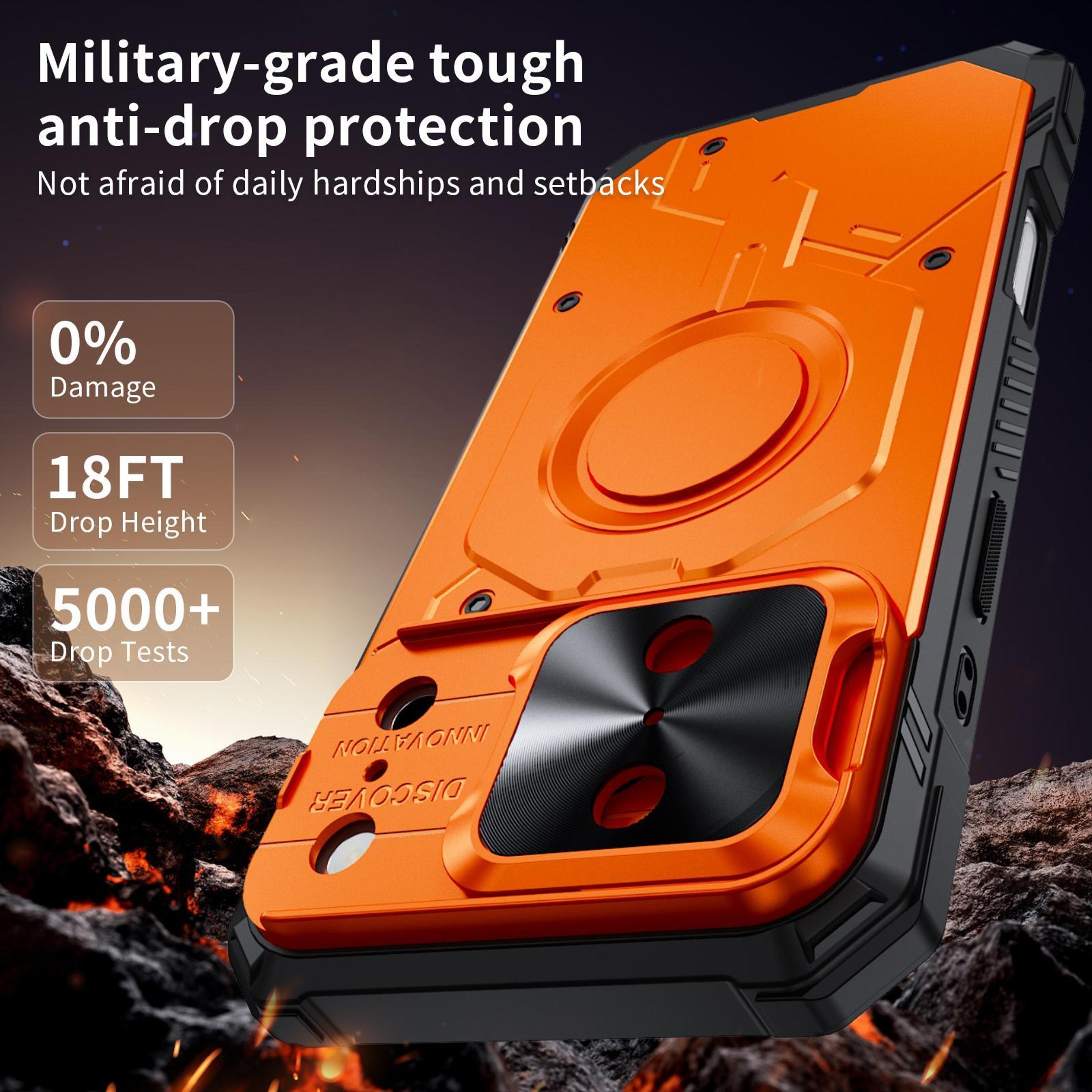 IPhone 18 Pro Max Mecha Magnetic Sliding Camshield Protective Case 2