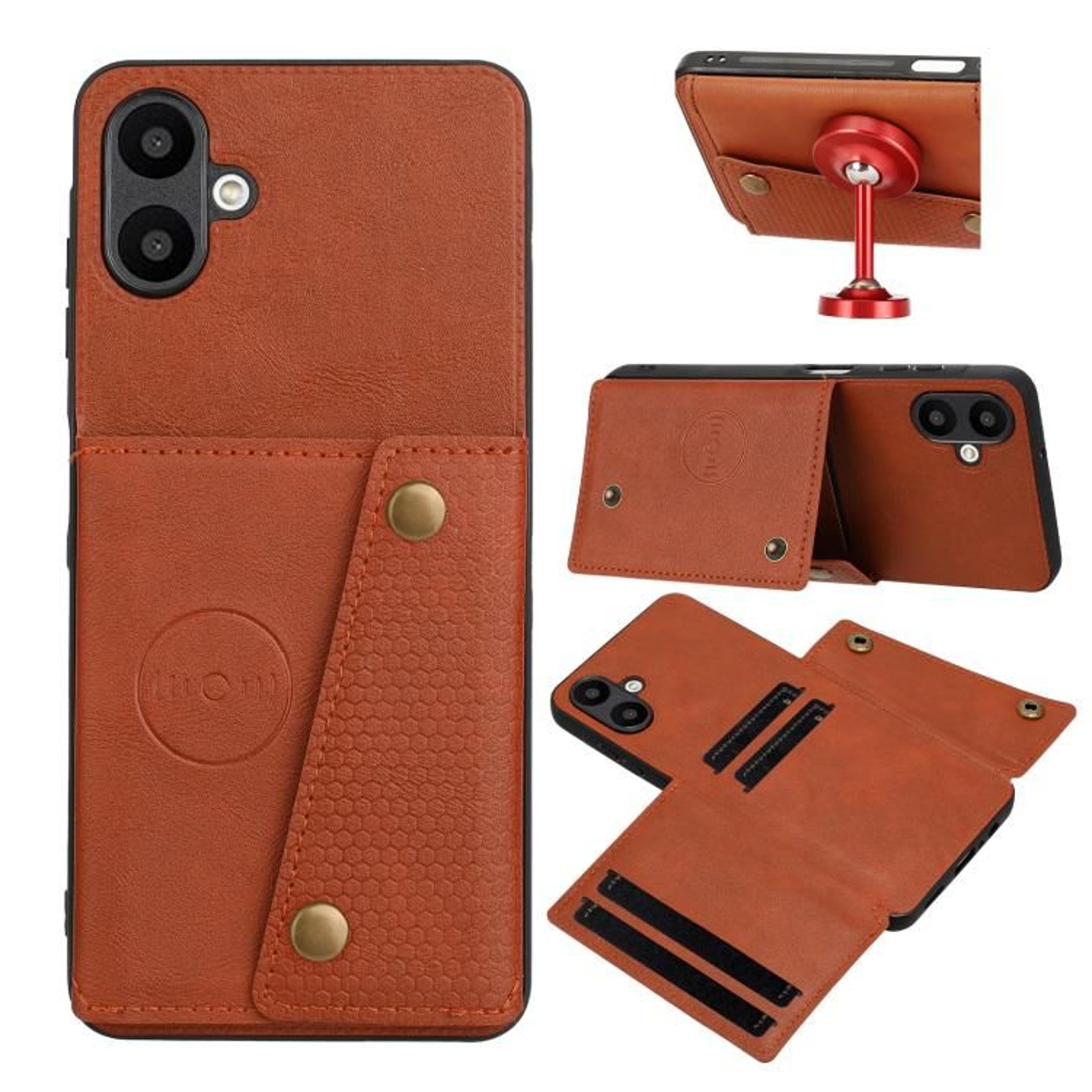 Galaxy A07 5G Wallet Case With Card Slots Magnetic Double Buckle Stand 11