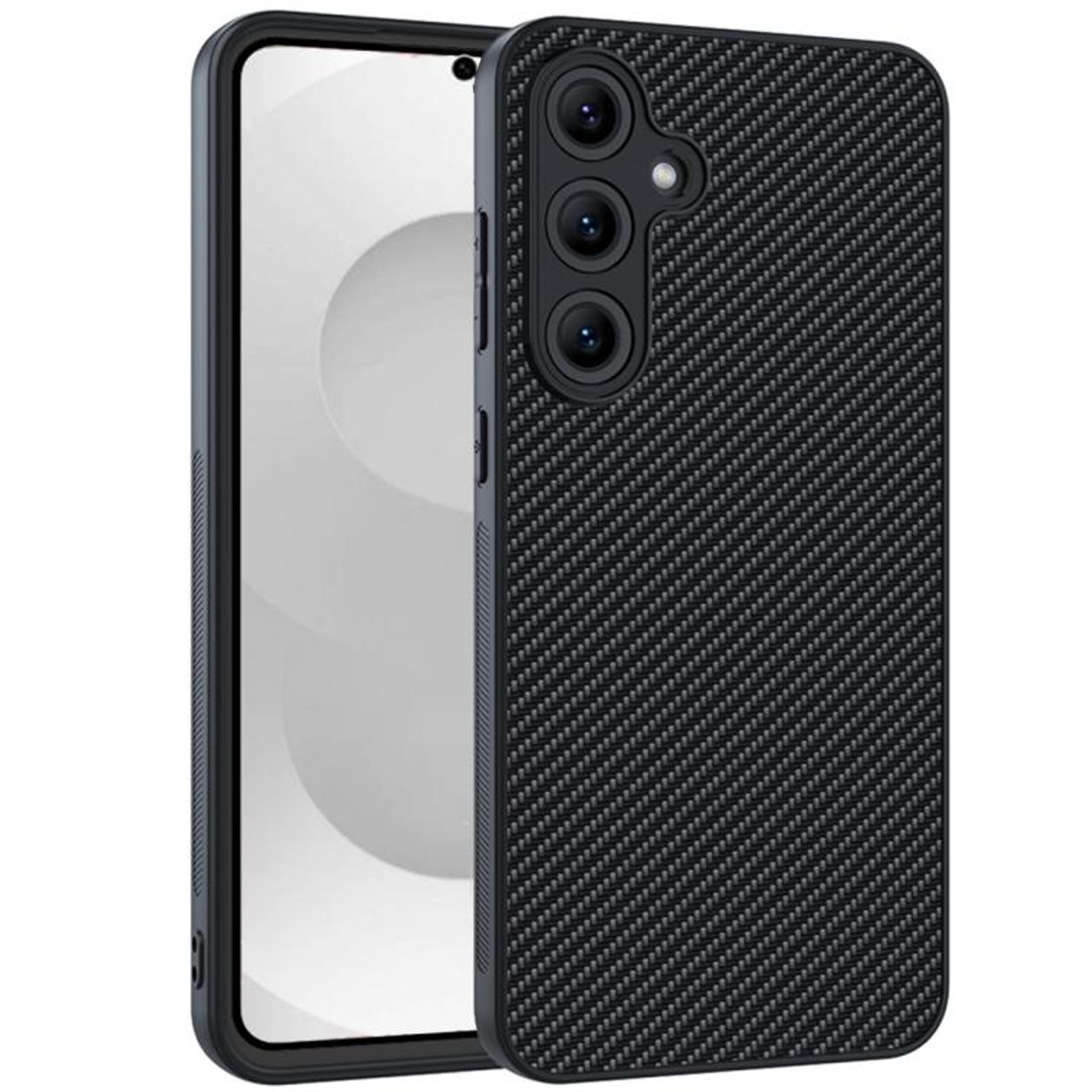 Samsung Galaxy S26 Plus 5G Carbon Fiber Texture Slim Protective Phone Case 7