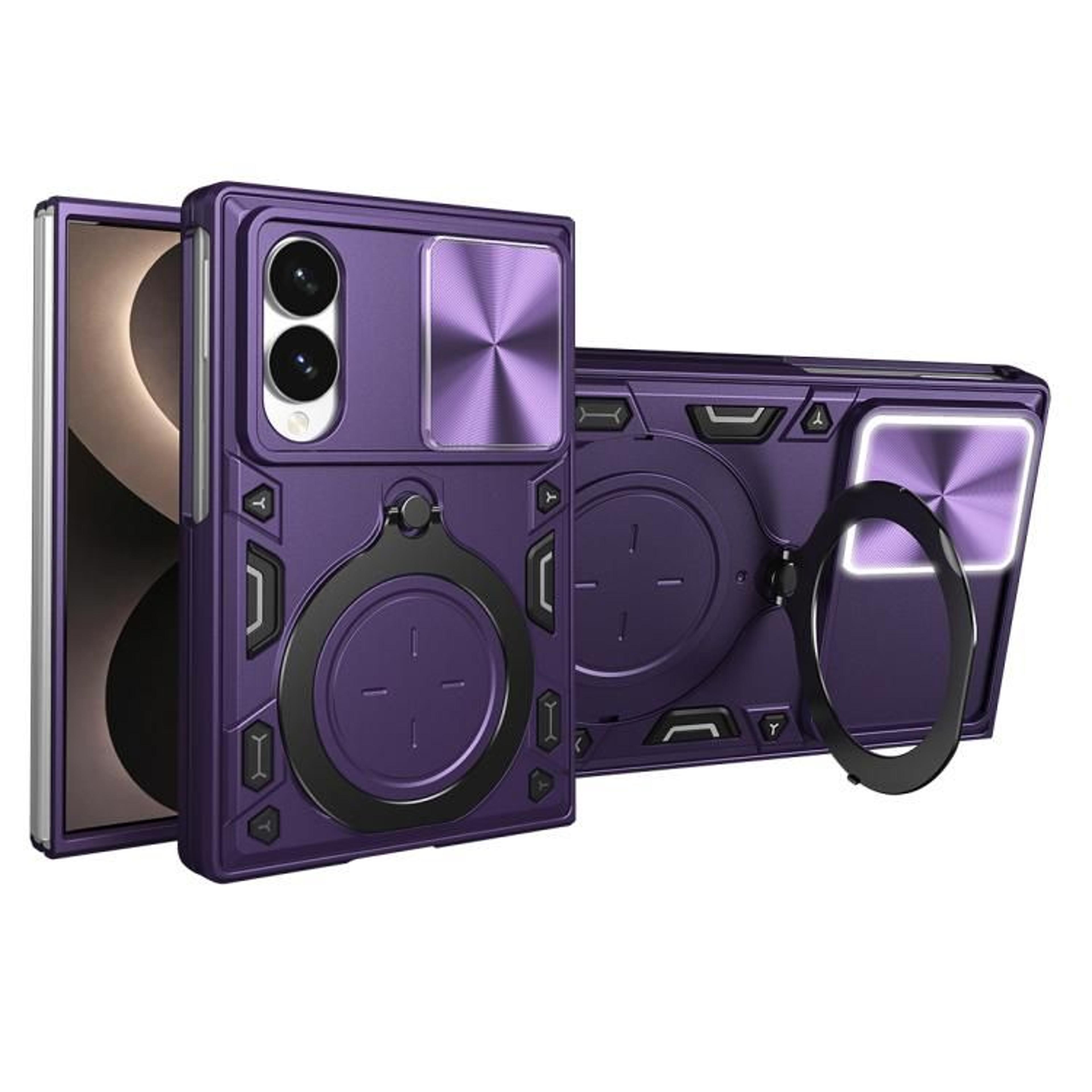Galaxy Z Fold8 5G Magnetic Case With Sliding Camera Cover And Phone Holder 12