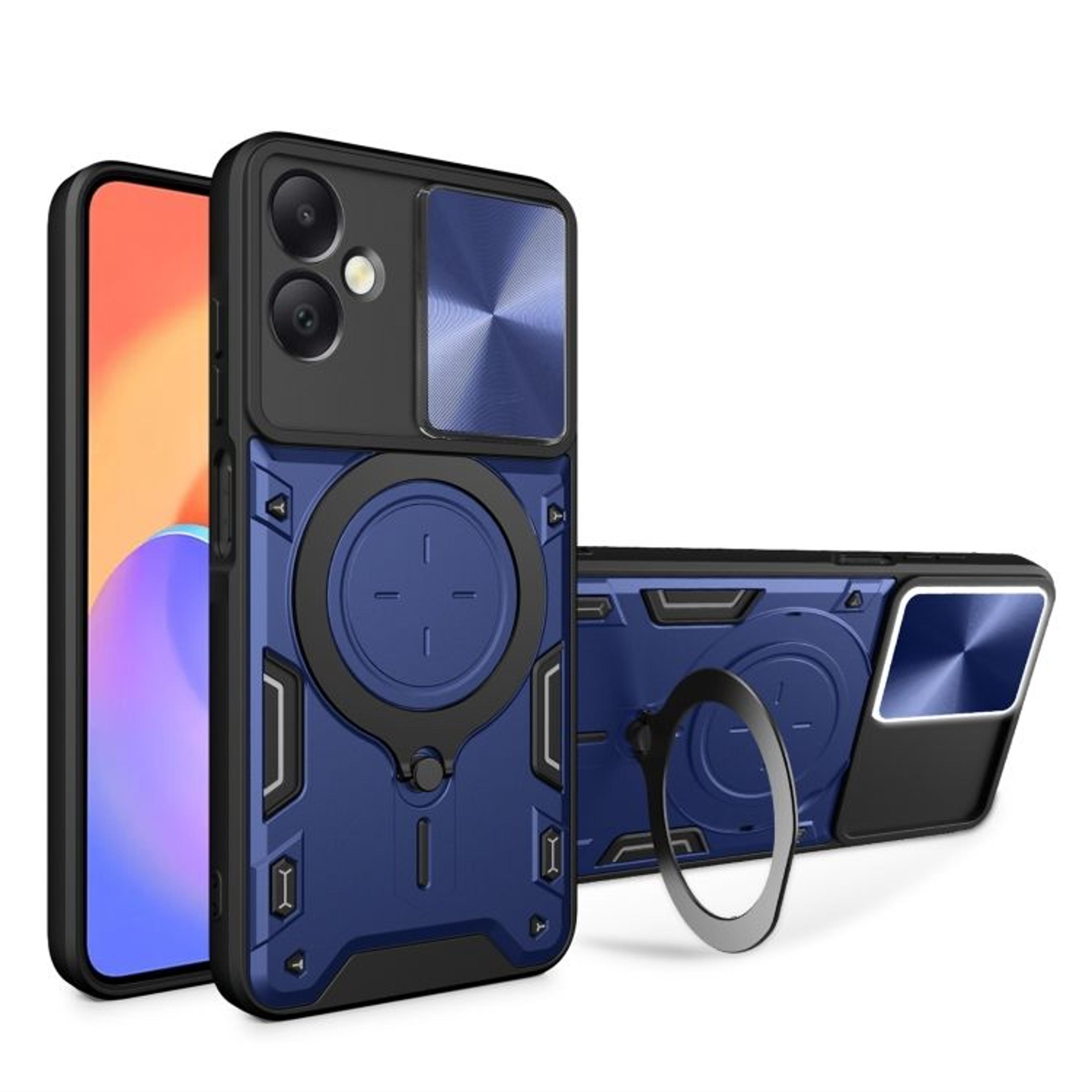 Samsung Galaxy A06 4G Protective Case With Sliding Camera Cover And Magnetic Holder 9