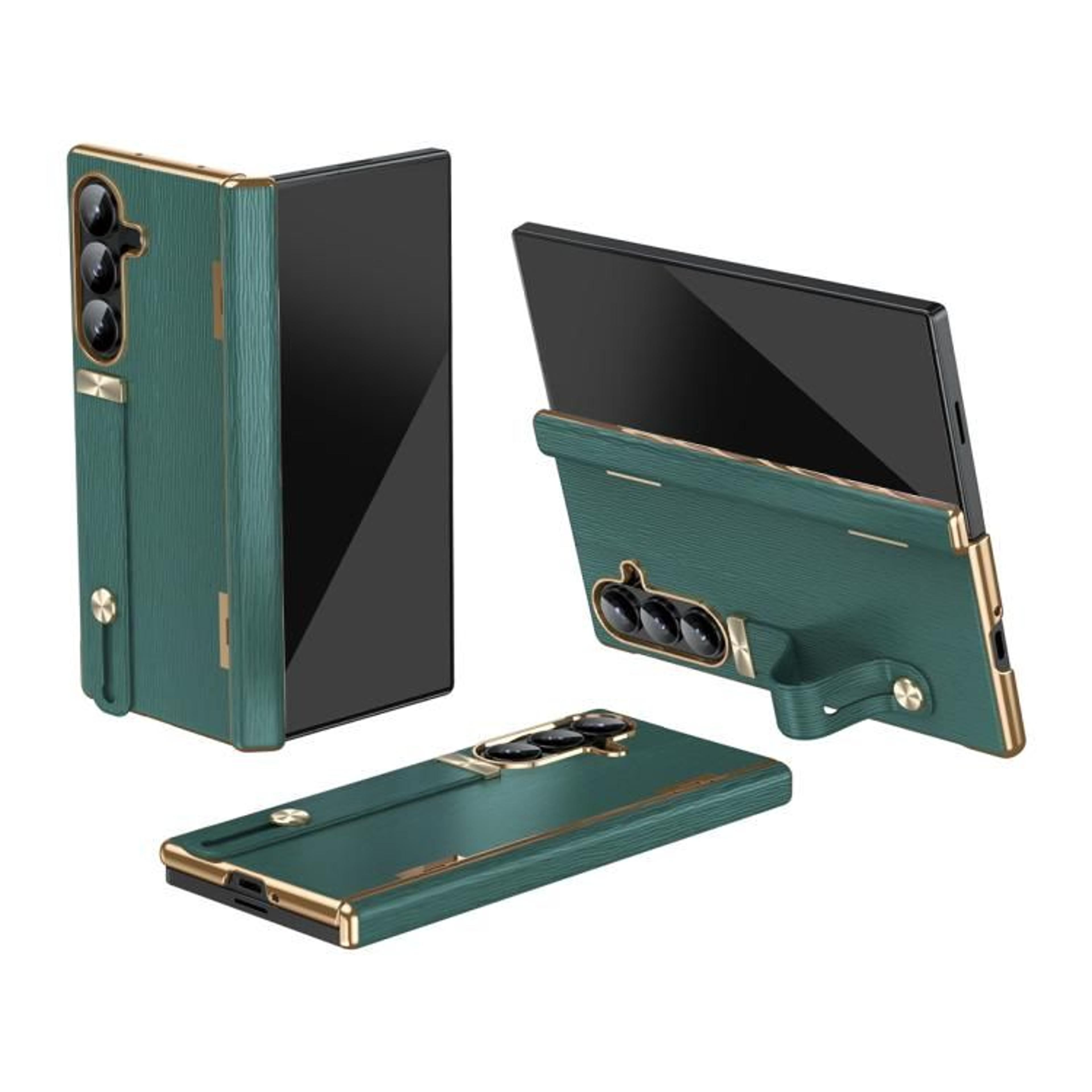 Galaxy Z Fold8 Ultra 5G Case With Retractable Wrist Strap Invisible Stand And Hinge Protection 7