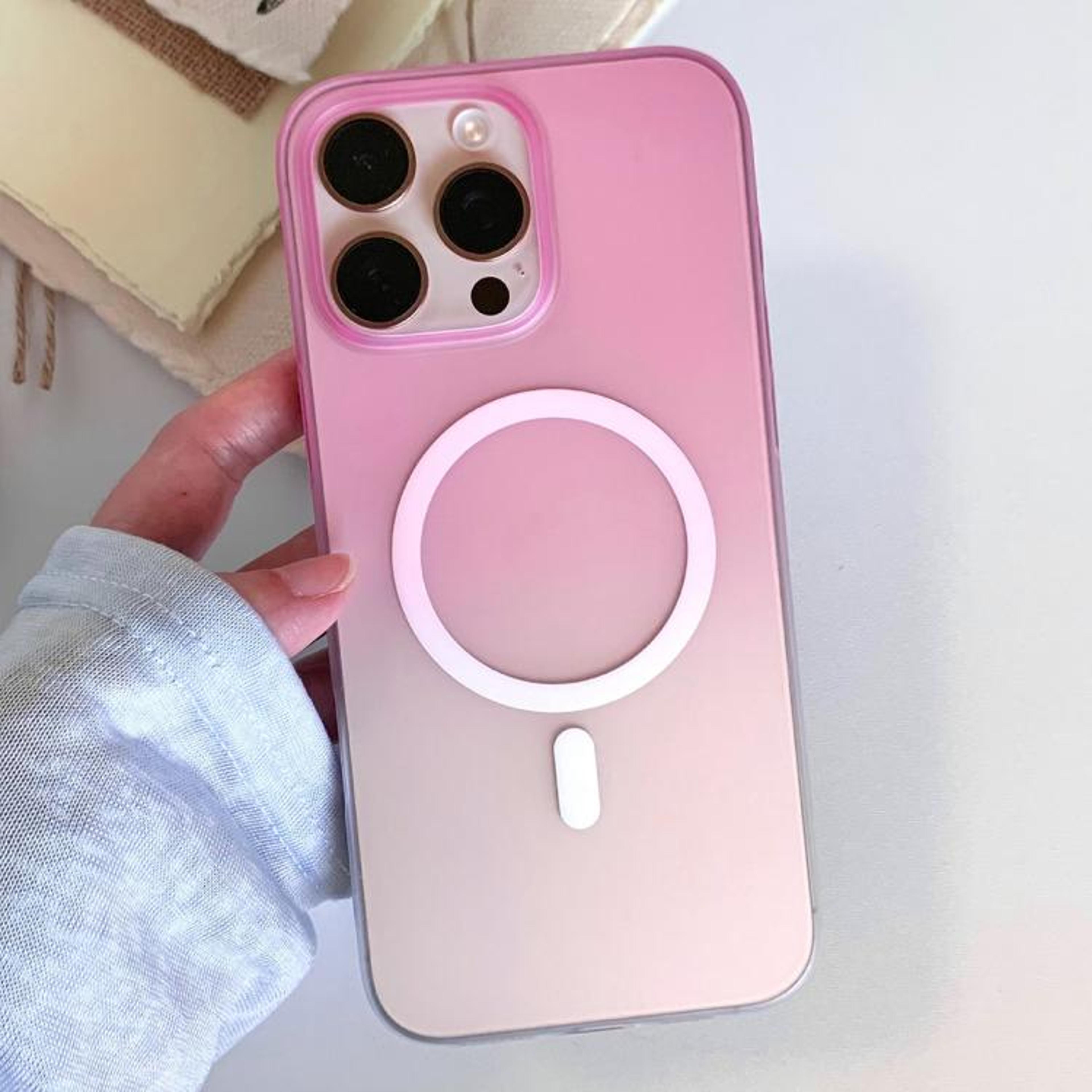 IPhone 16 Pro Frosted Gradient Magnetic TPU Case With Slim Shockproof Protection 8
