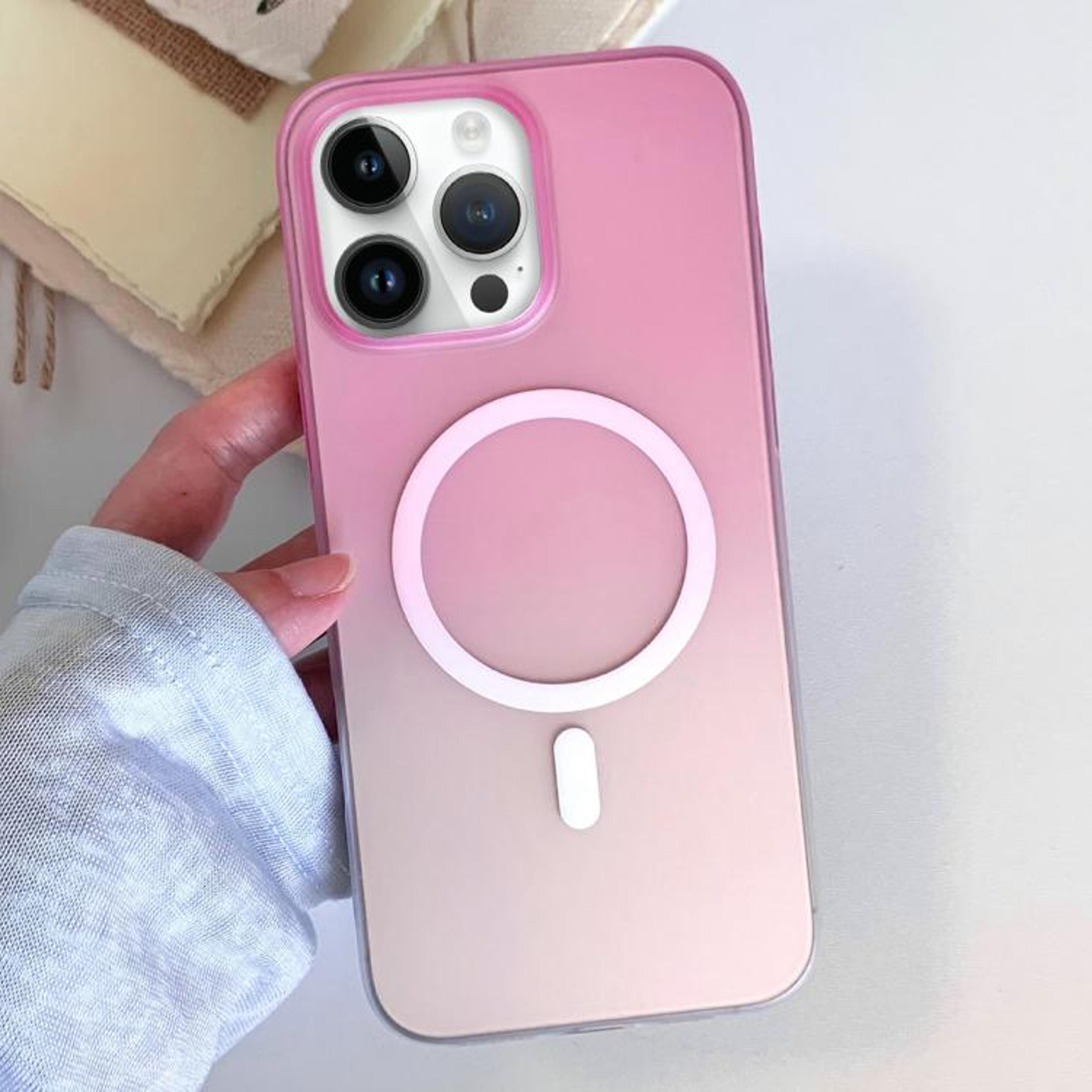 IPhone 14 Pro Max Frosted Gradient Magnetic TPU Case With Slim Shockproof Protection 8