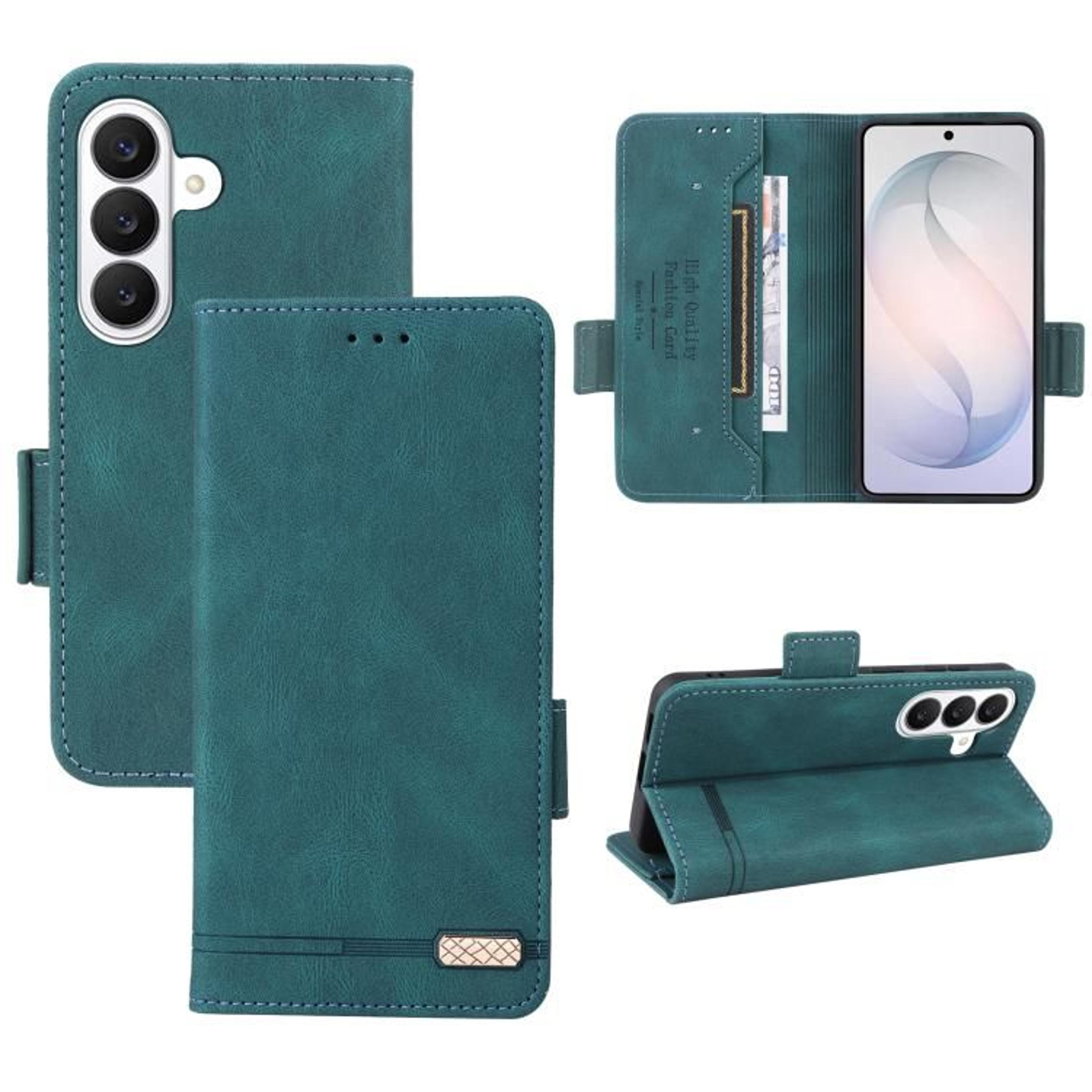 Samsung Galaxy S26 Plus 5G Leather Phone Case With Magnetic Clasp Protective Cover 9