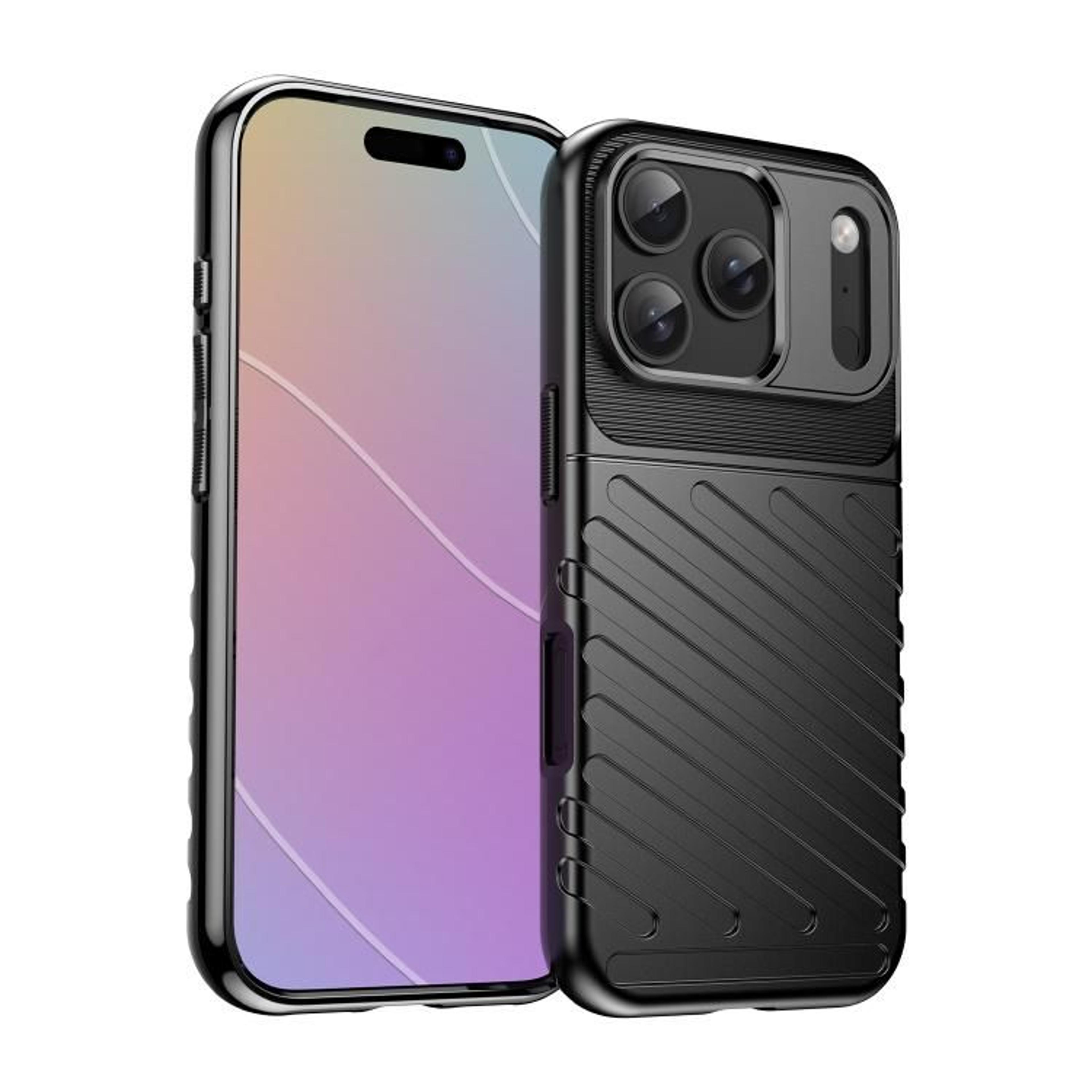 Thunderbolt IPhone 18 Pro Case Soft TPU Shockproof Slim Protective Cover 7