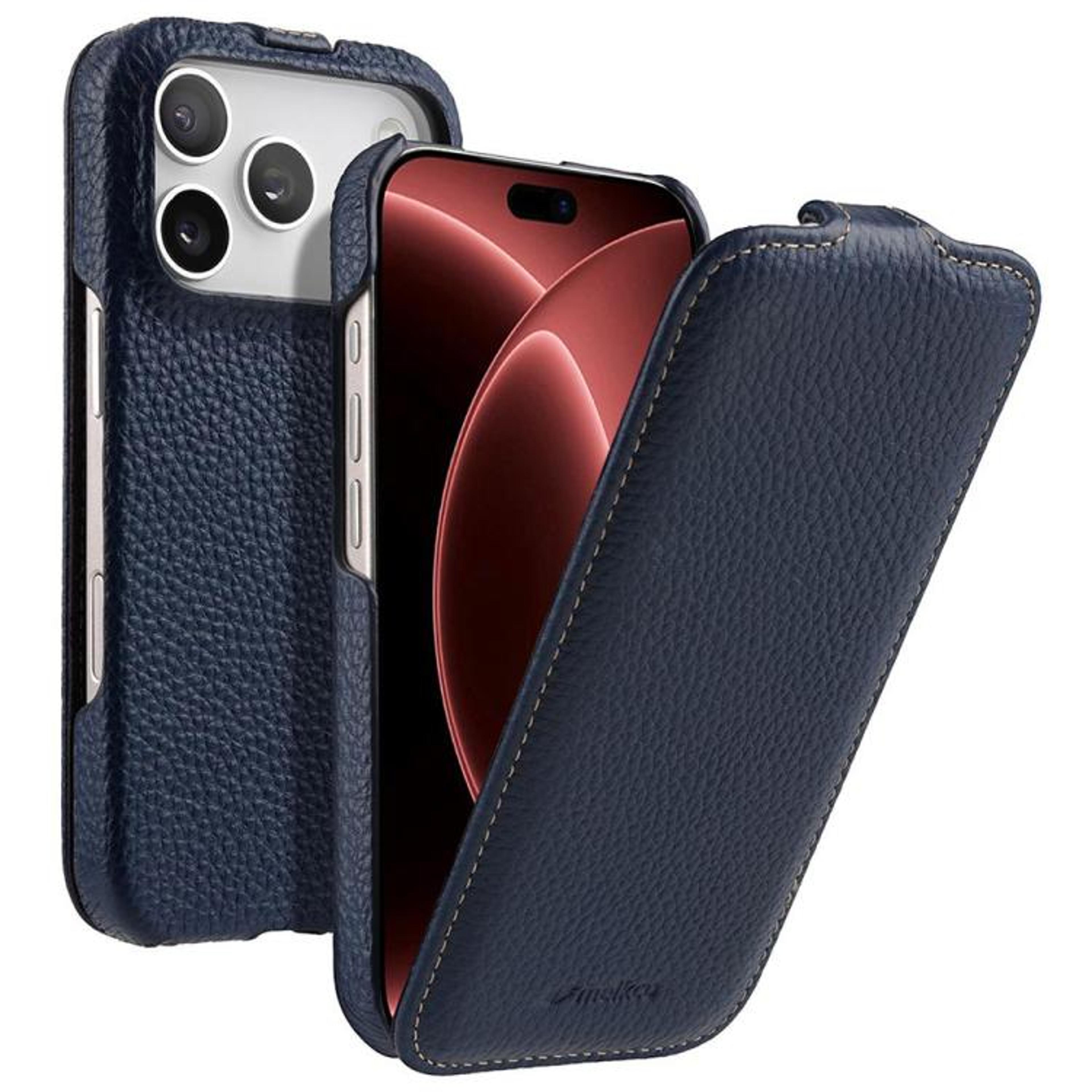 Melkco IPhone 18 Pro Leather Case With Vertical Flip Cover And Magnetic Charging 6