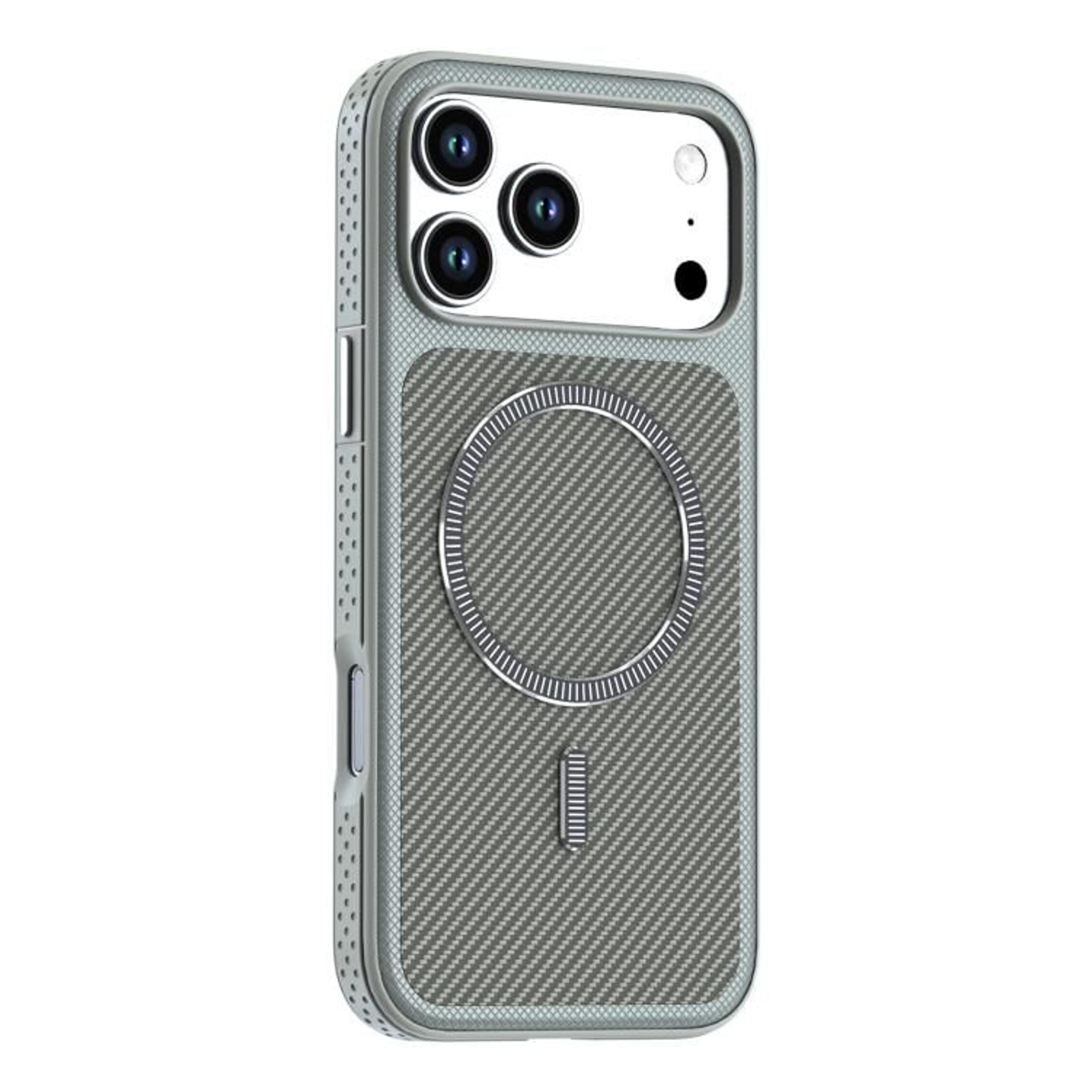 IPhone 18 Pro Max Case With Carbon Fiber Vegan Leather And MagSafe Compatibility 9