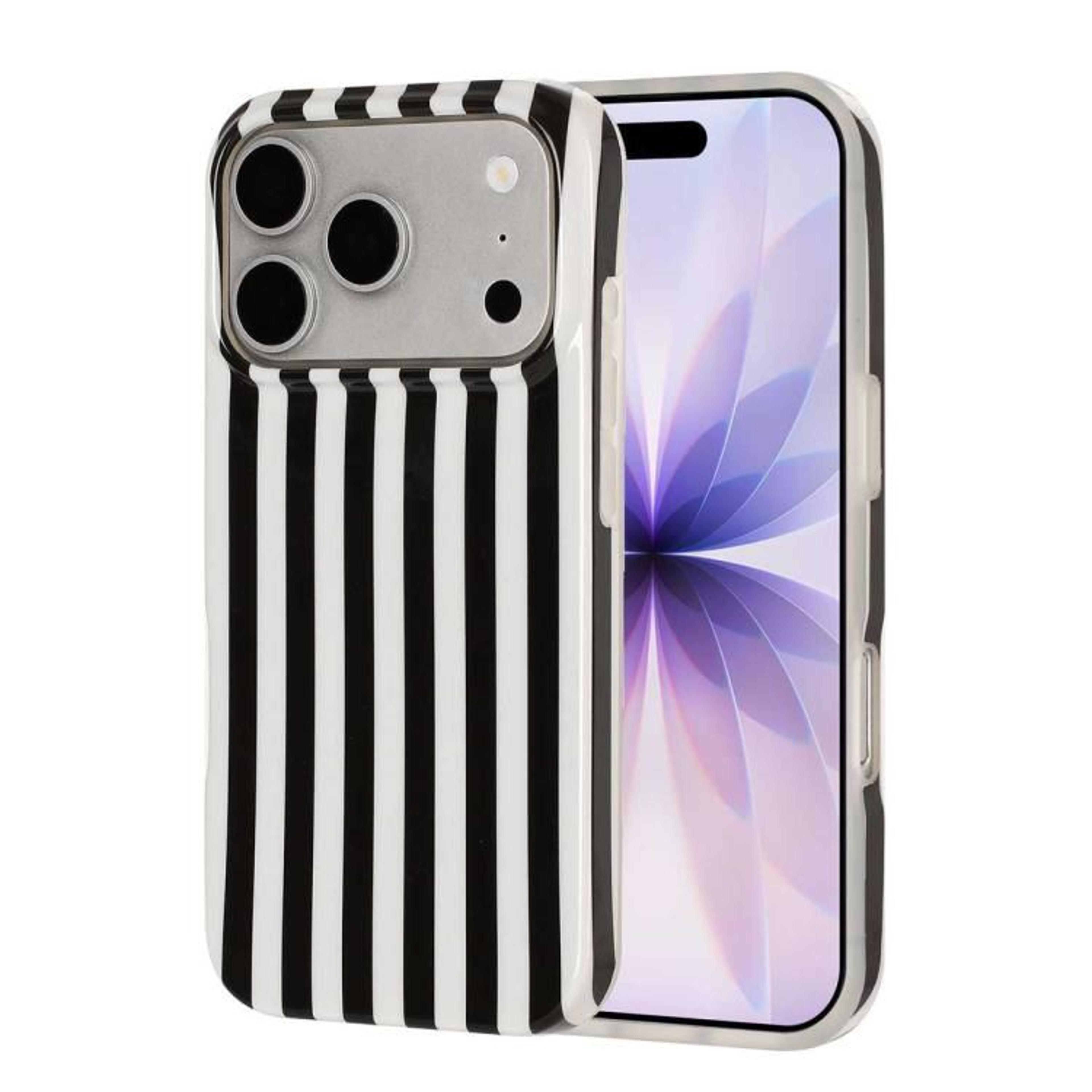 IPhone 18 Pro Max Case Full Coverage TPU Phone Case With Stylish Vertical Stripes 11