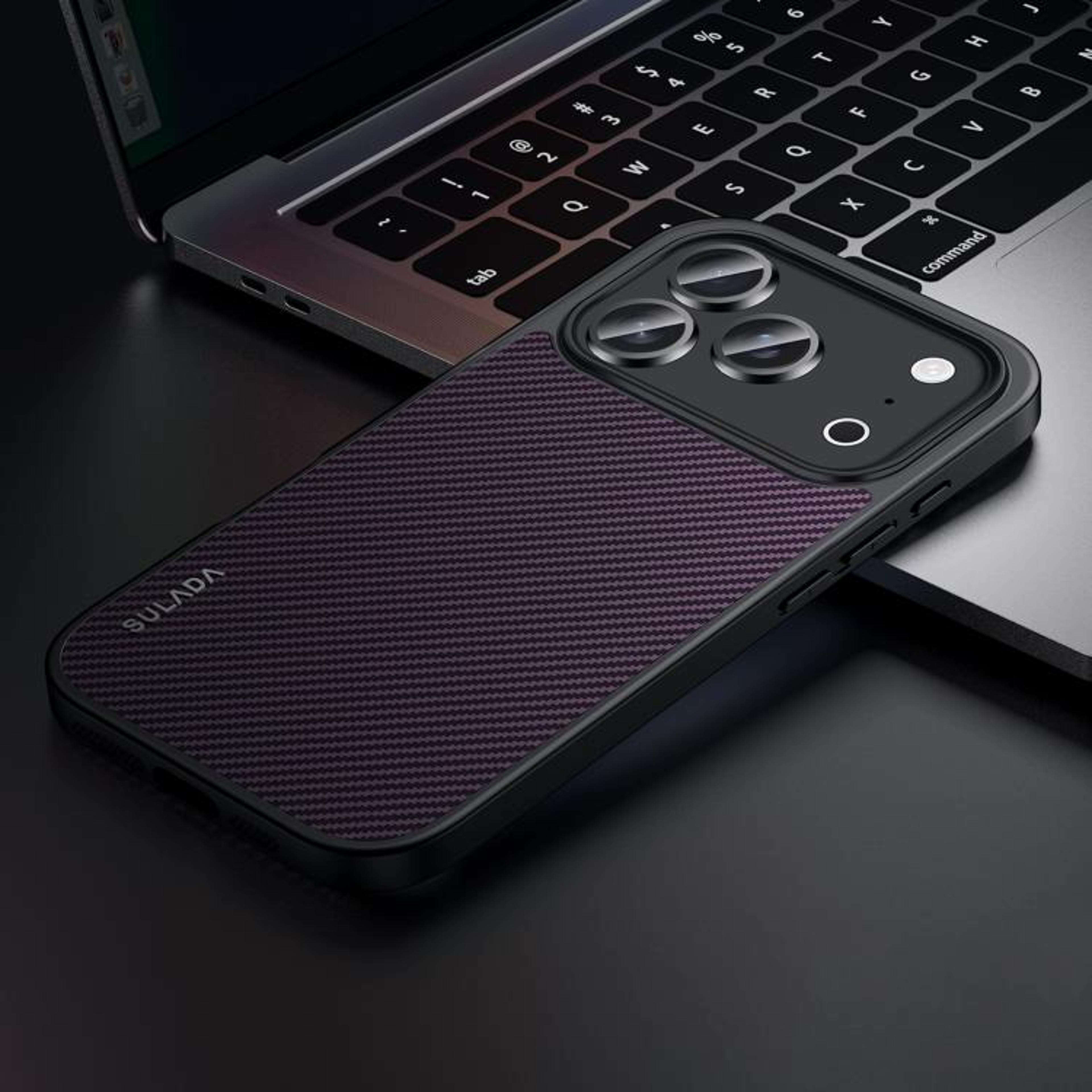 SULADA 600D Kevlar Texture IPhone 18 Pro Max Case With Magnetic Charging And Shockproof Protection 8