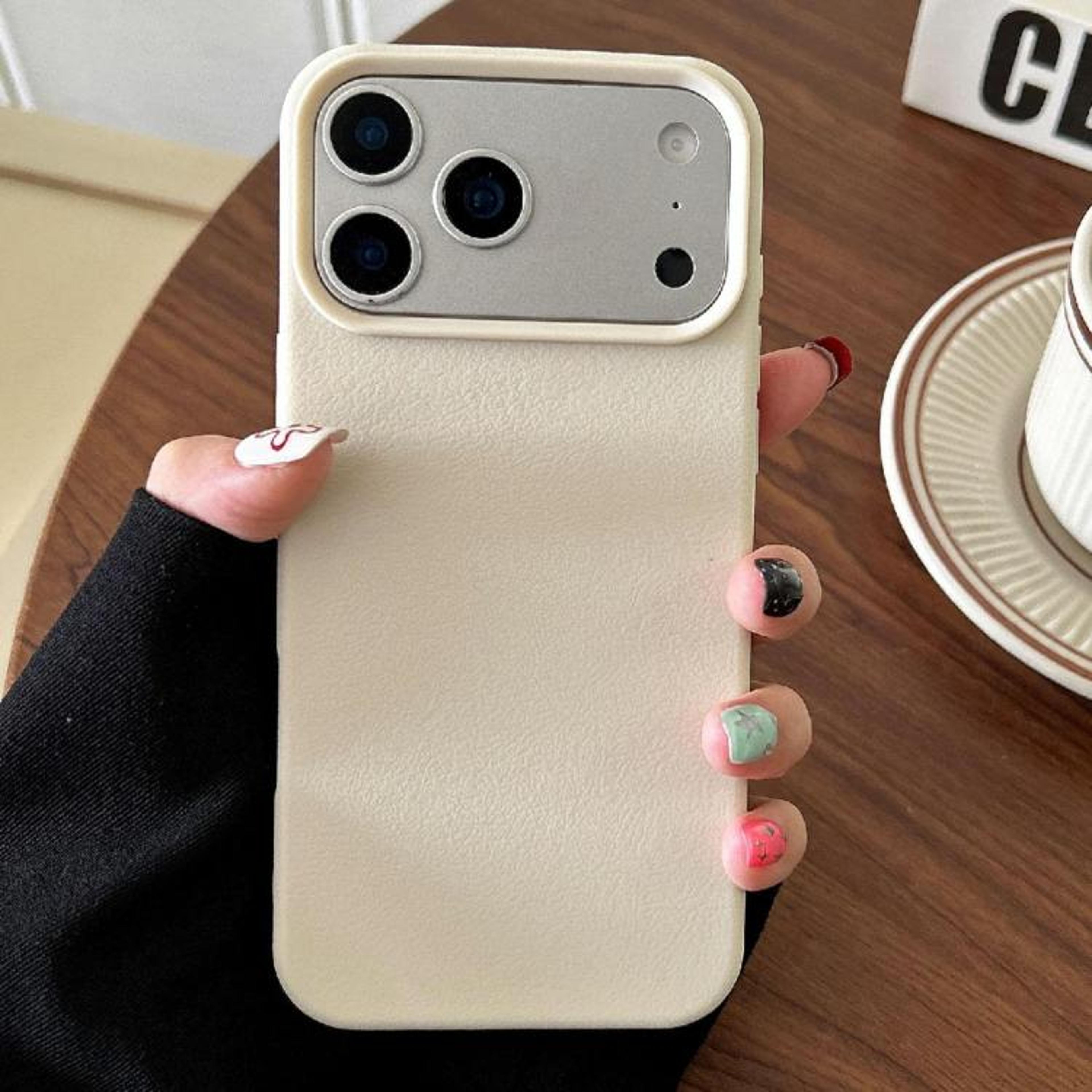 IPhone 18 Pro Leather Texture TPU Phone Case With Full Coverage Drop Protection 6