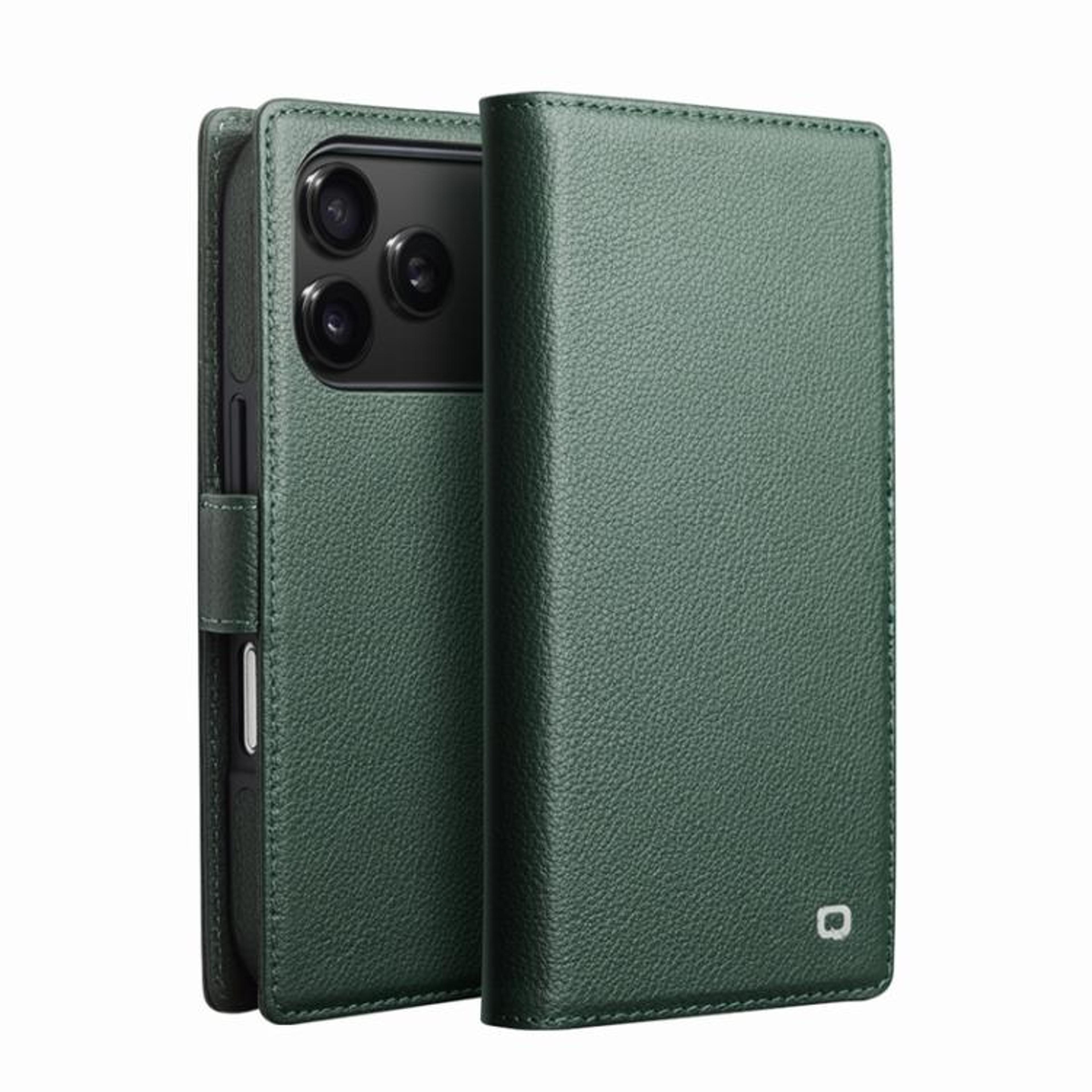 QIALINO Genuine Leather IPhone 18 Pro Max Case  Slim Protective Cover 5