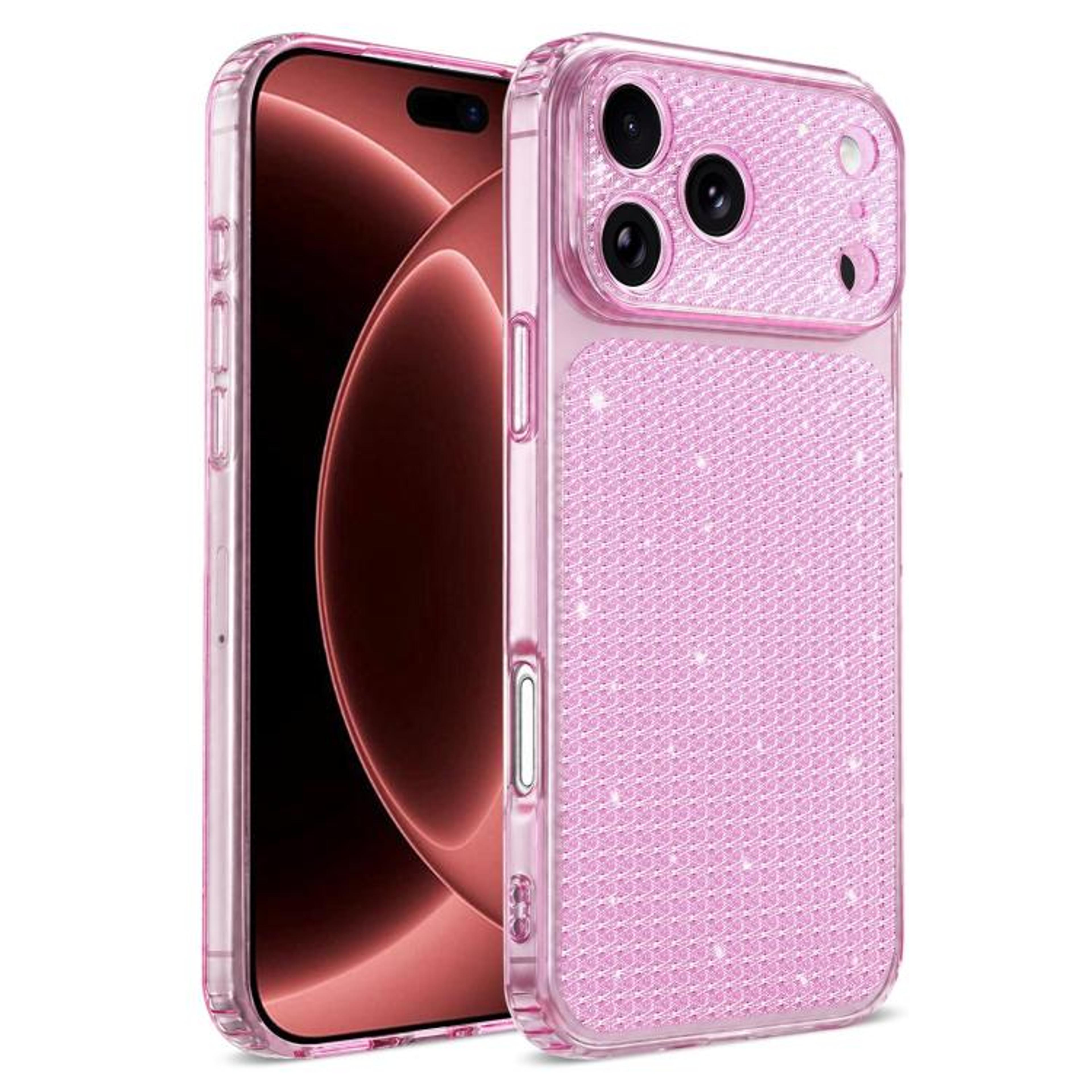 IPhone 18 Pro Max Sparkling Rhinestone Airbag Protective Case 7