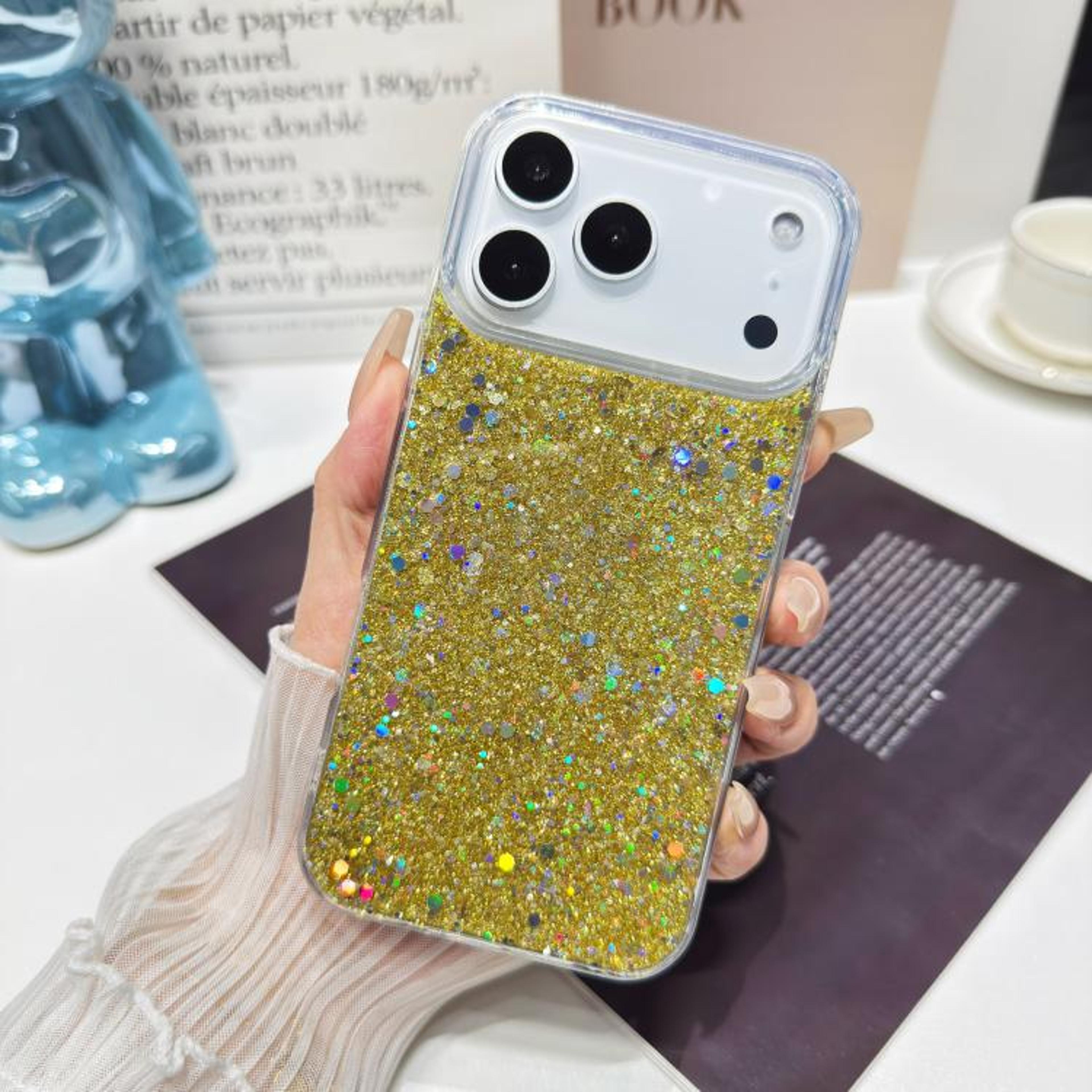 IPhone 18 Pro Glitter Sequin Epoxy TPU Phone Case 10
