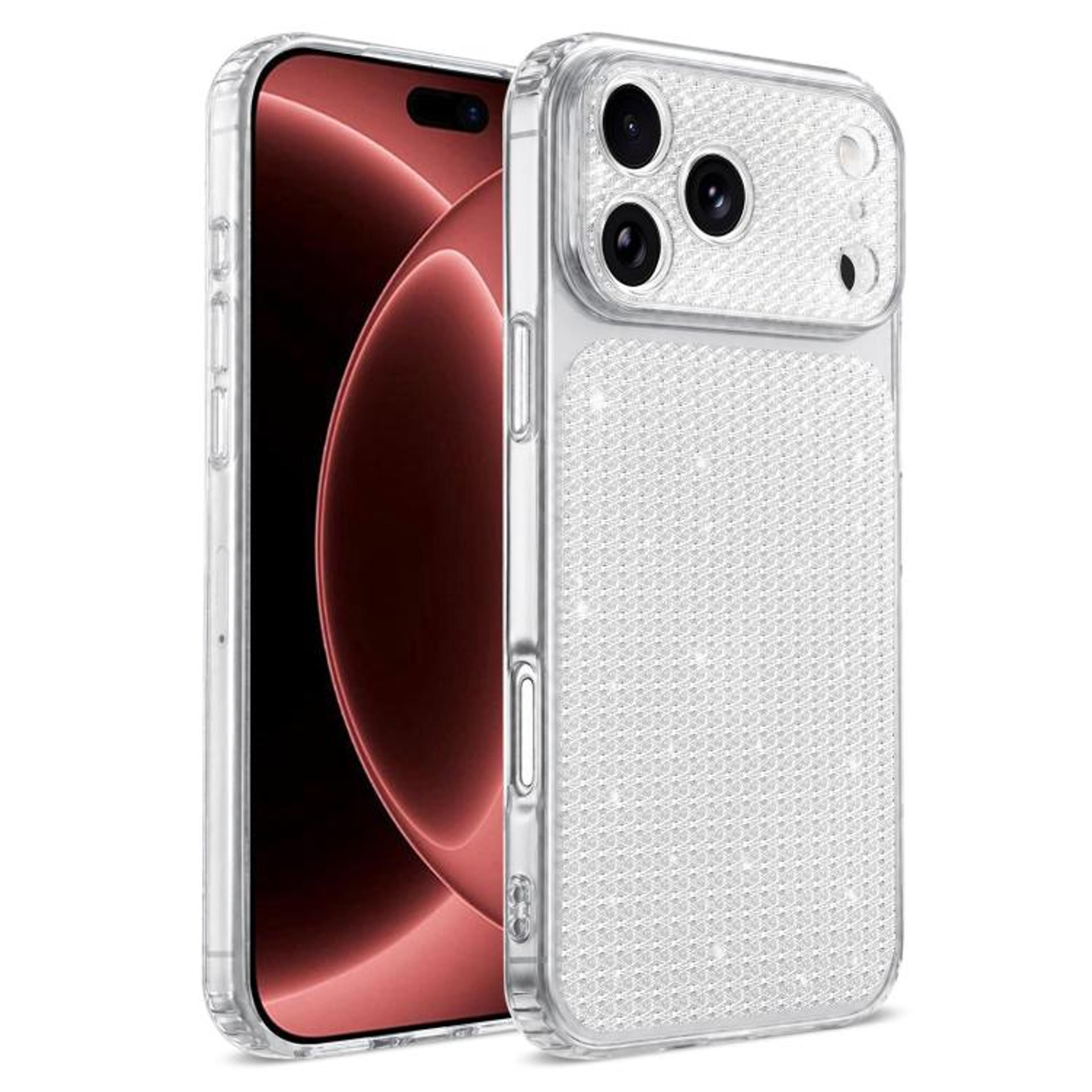 IPhone 18 Pro Sparkling Rhinestone Airbag Protective Case 6