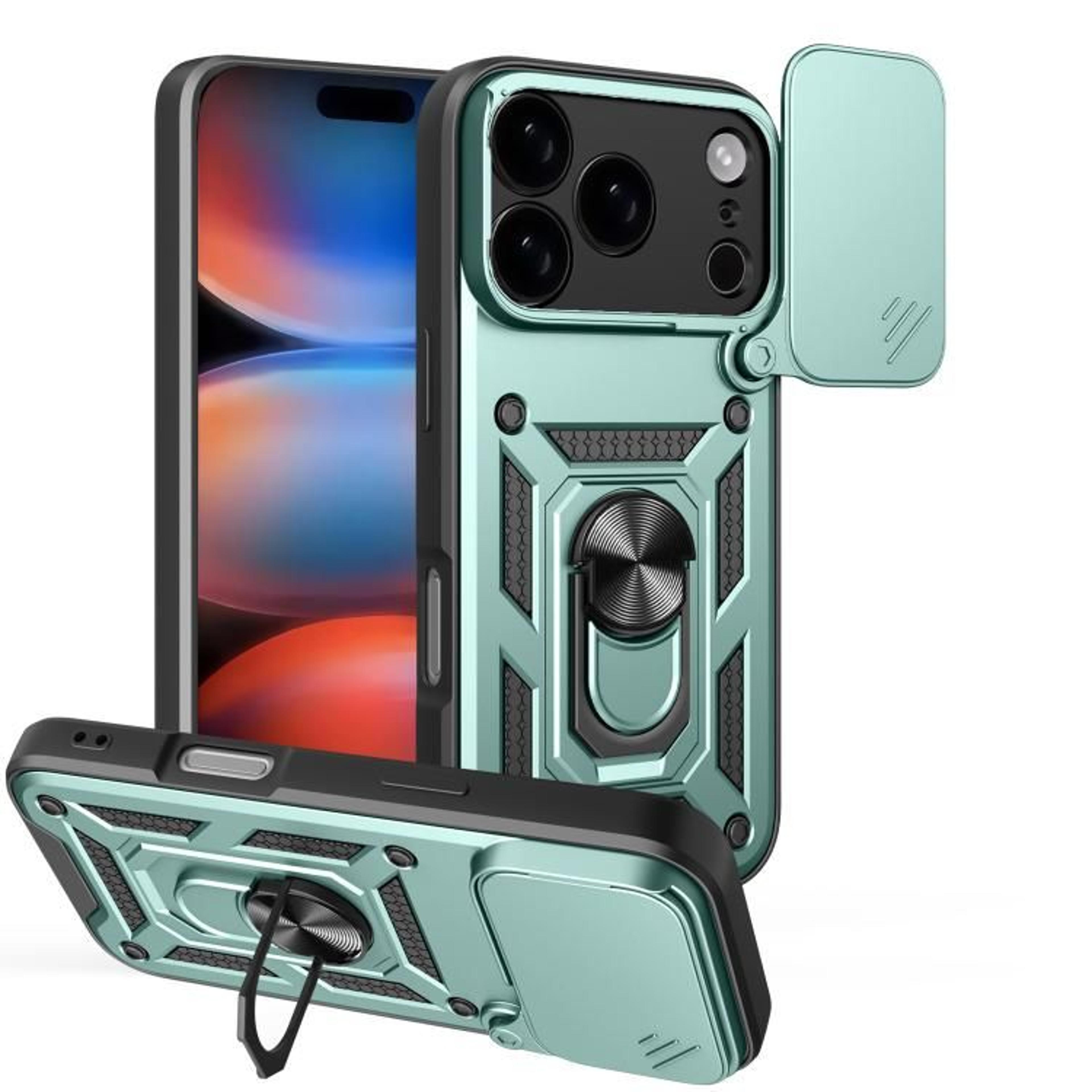 IPhone 18 Pro Sliding Camera Cover Case With Ring Stand And Magnetic Car Holder Compatibility 12