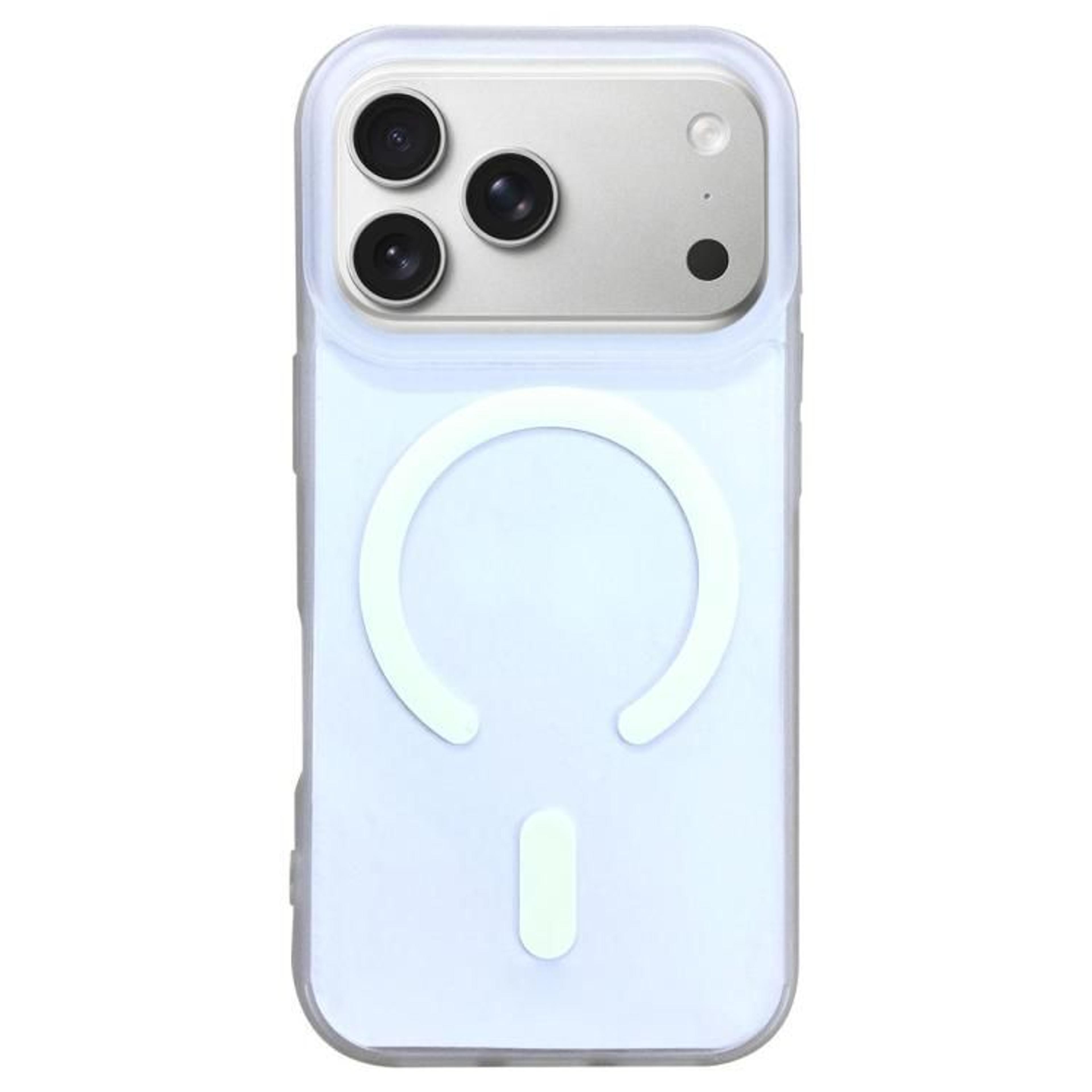 DualSide Frosted Clear Phone Case For 18 Pro Max With Magnetic Charging Compatibility 6
