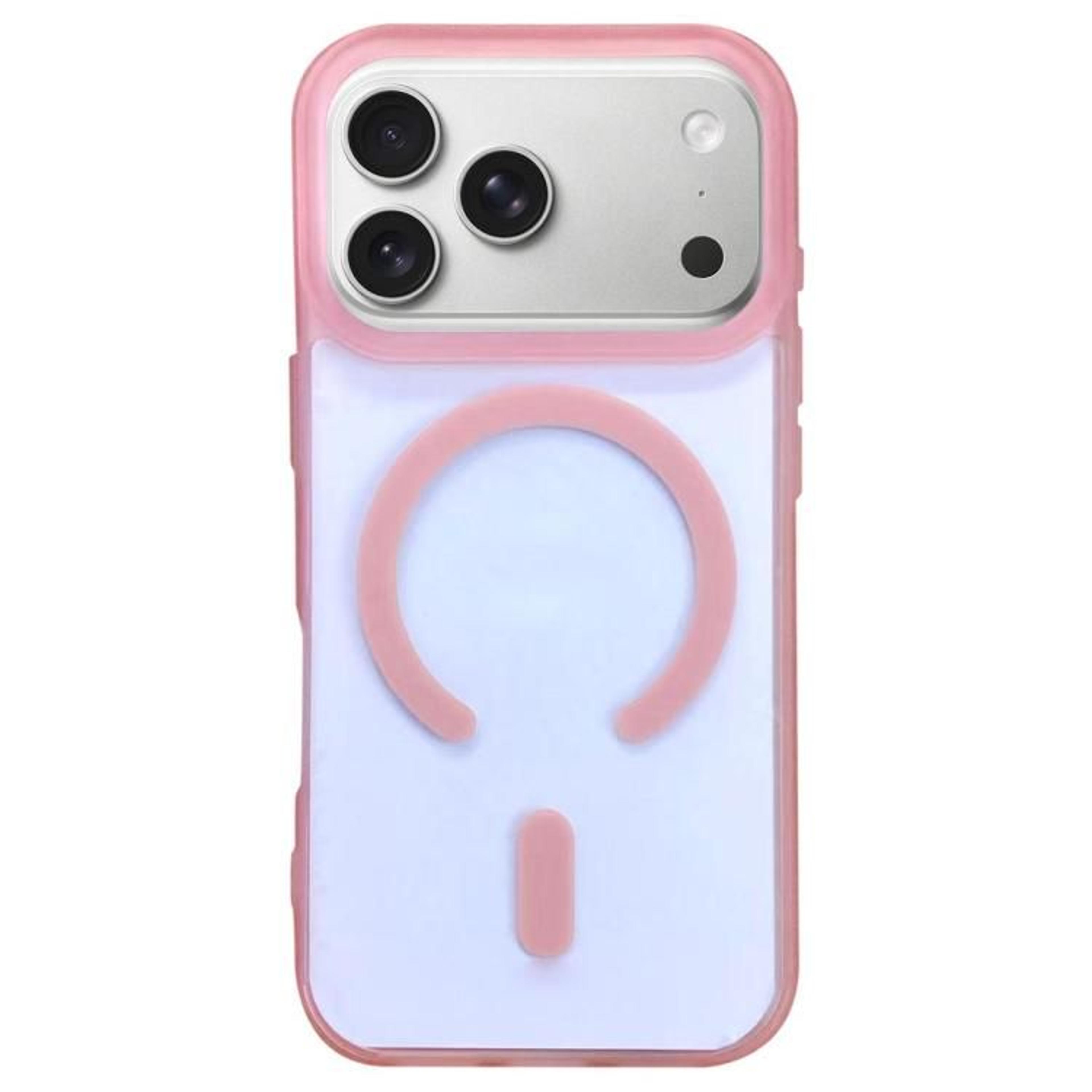 DualSide Frosted Clear Phone Case For 18 Pro Max With Magnetic Charging Compatibility 7