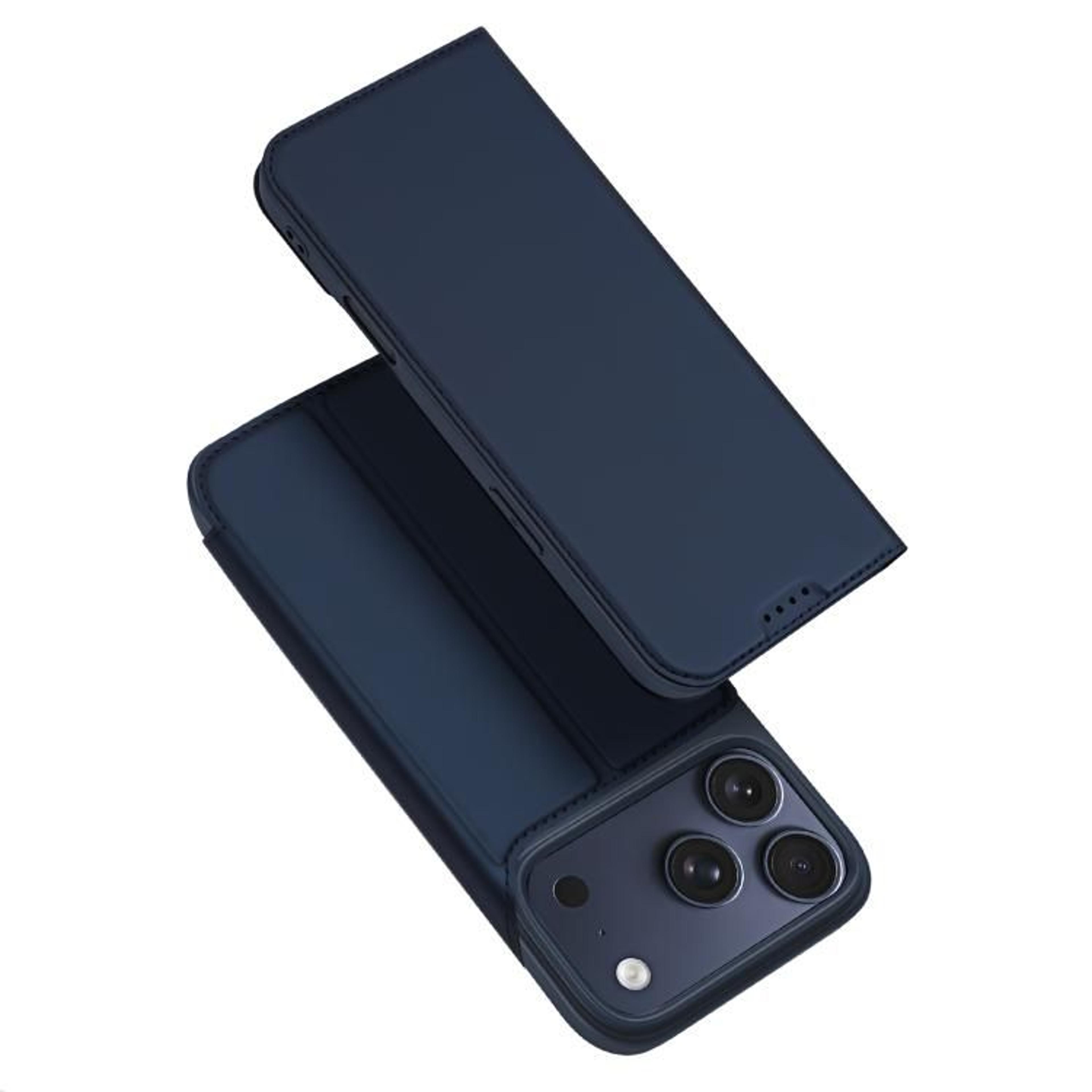 IPhone 18 Pro Flip PU Leather Phone Case With Card Slot And Stand 8
