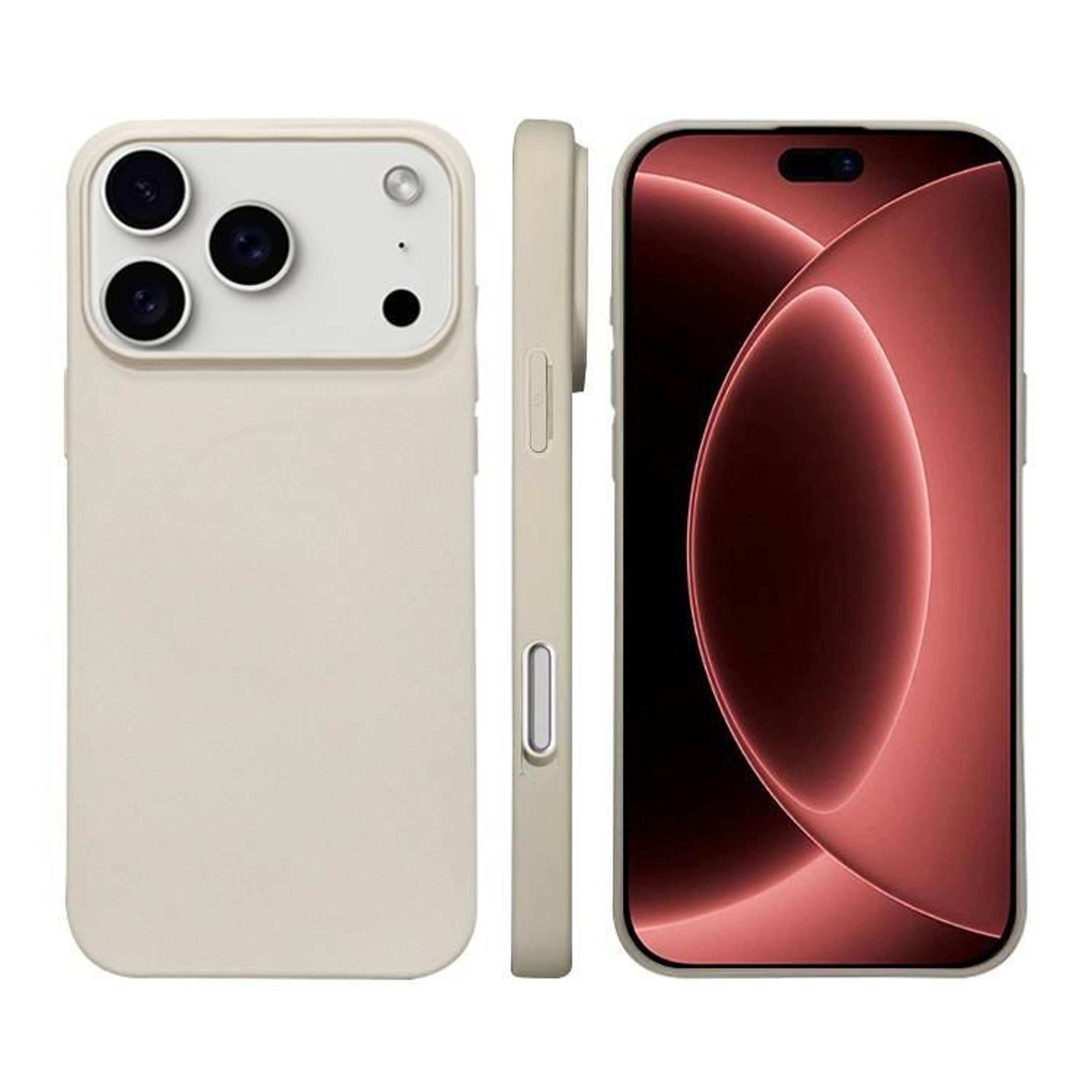 18 Pro Liquid Silicone Magnetic Wireless Charging Phone Case 16