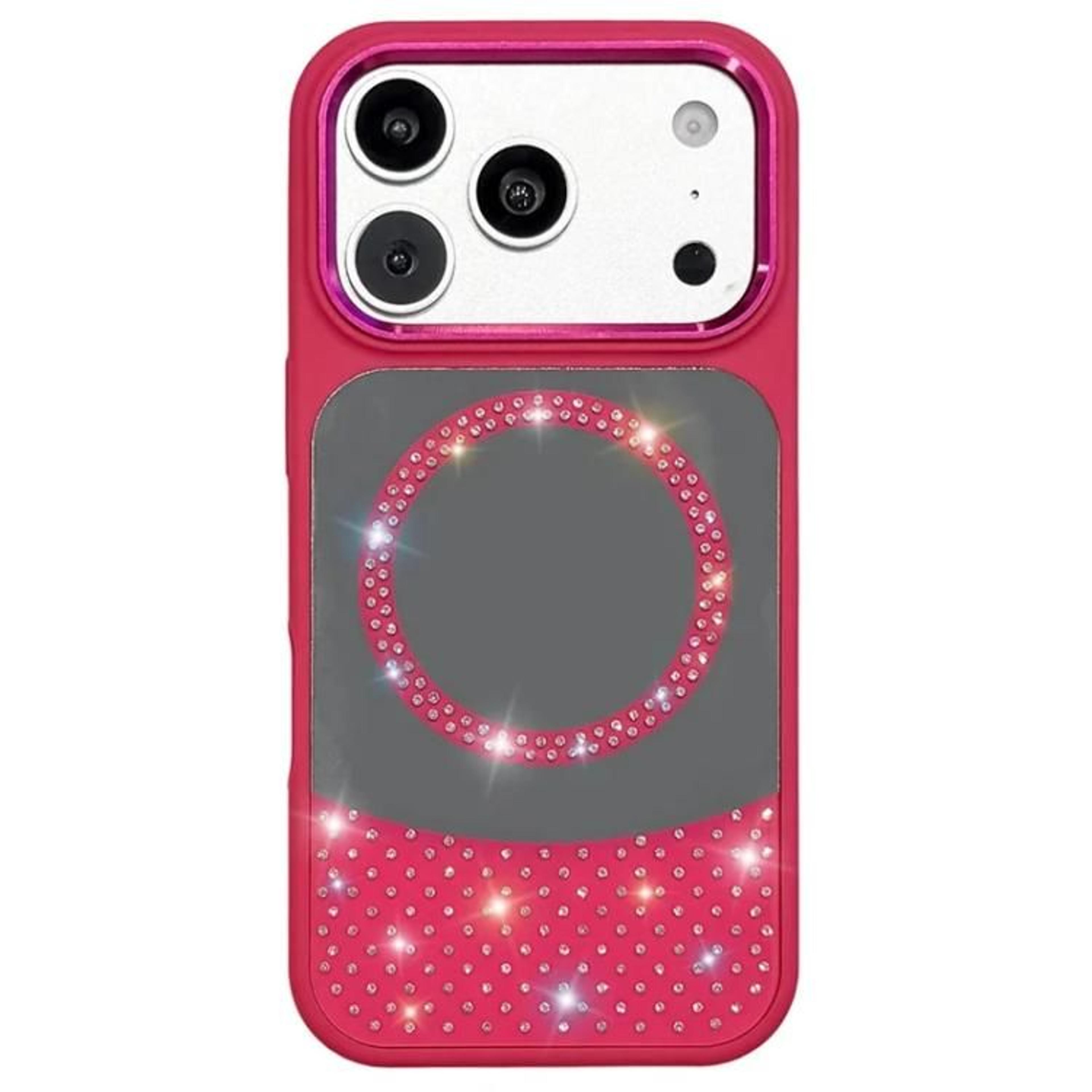 IPhone 18 Pro Crystal Mirror Rhinestone Magnetic Phone Case 8