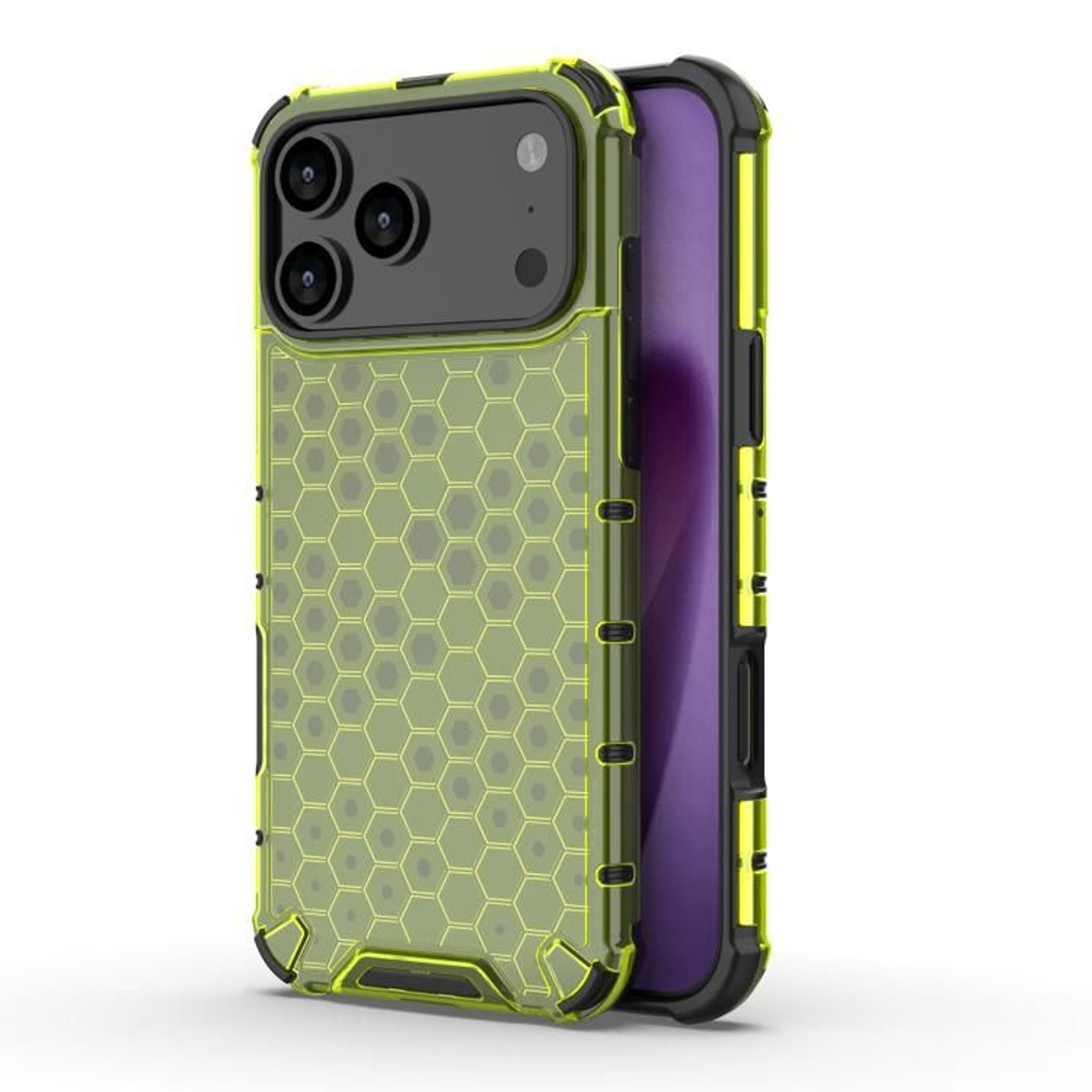 Honeycomb Shockproof Phone Case For IPhone 18 Pro Max 8