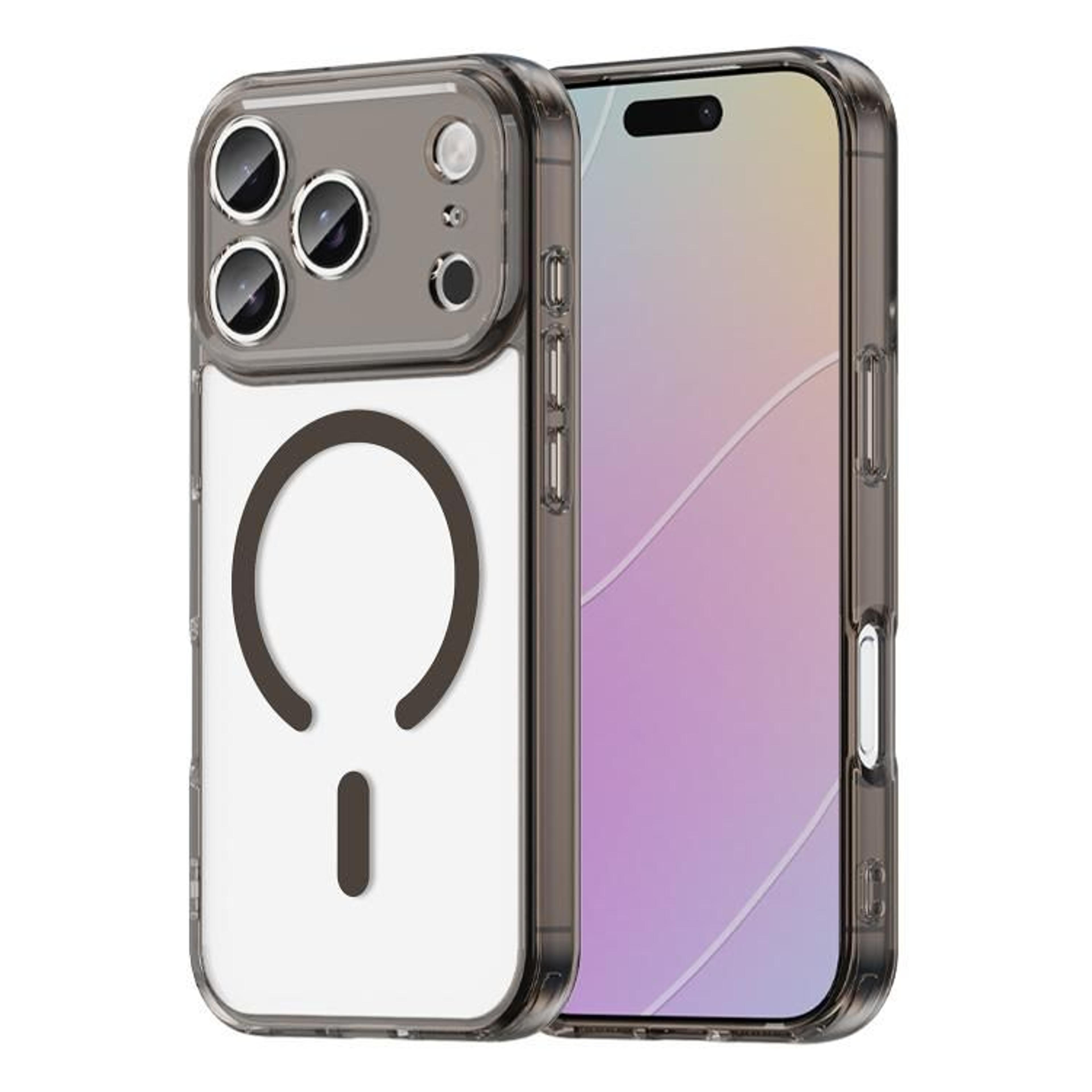 18 Pro Max Hybrid TPU PC Shockproof Magnetic Charging Phone Case 7