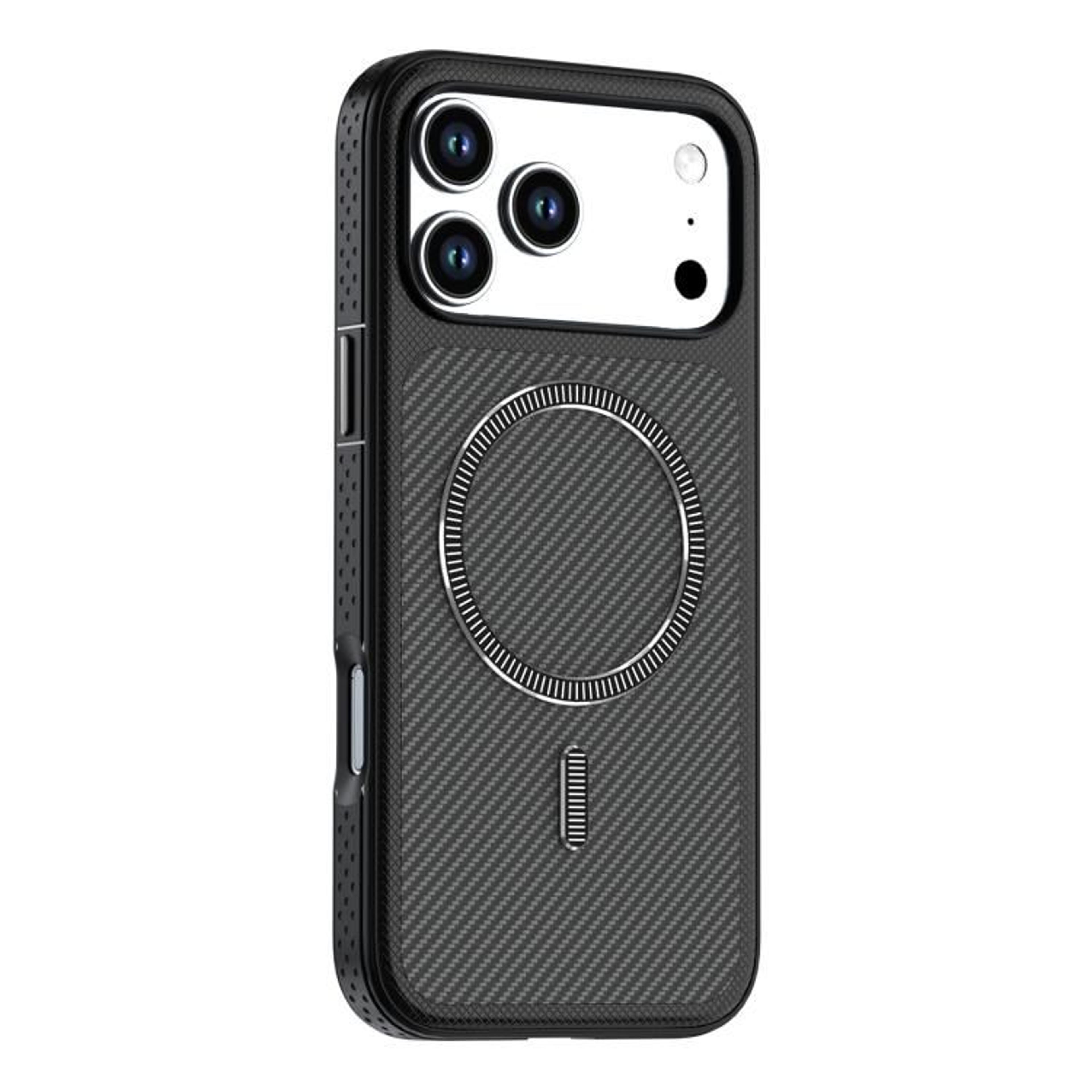 IPhone 18 Pro Carbon Fiber Texture Magnetic Phone Case 9