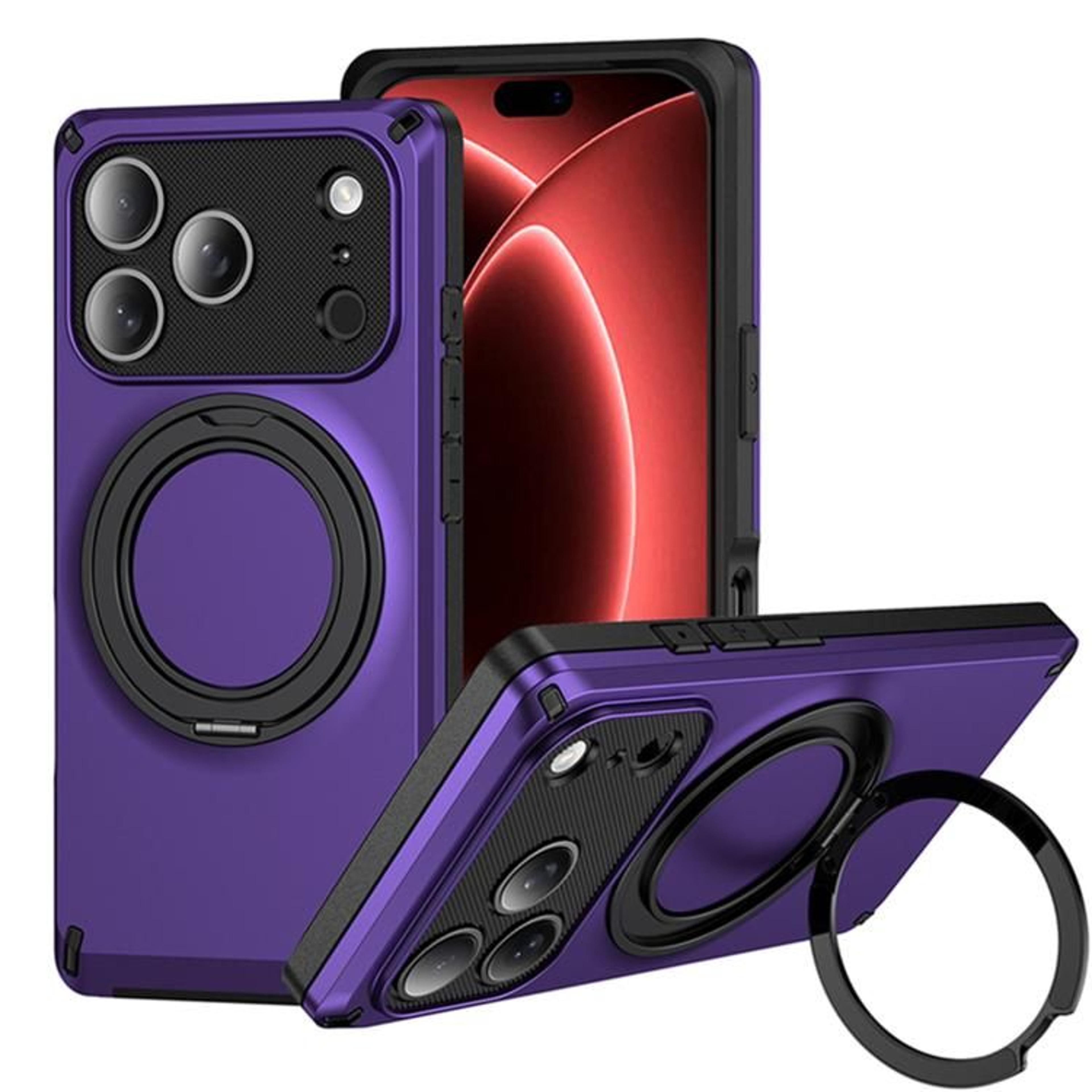 Magnetic 360 Degree Ring Holder Phone Case For 18 Pro 13