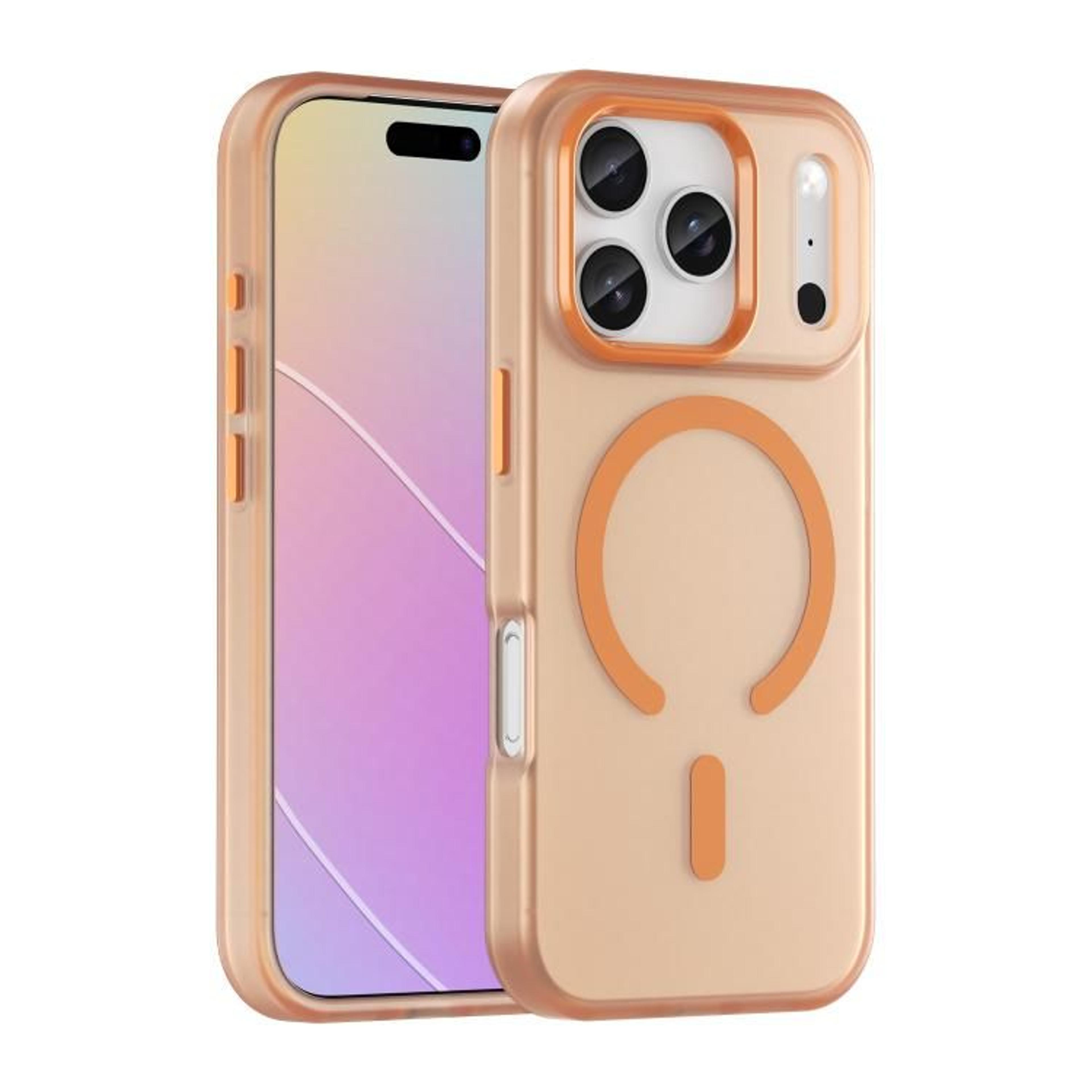 IPhone 18 Pro MagSafe Frosted Translucent TPU PC Protective Case 14