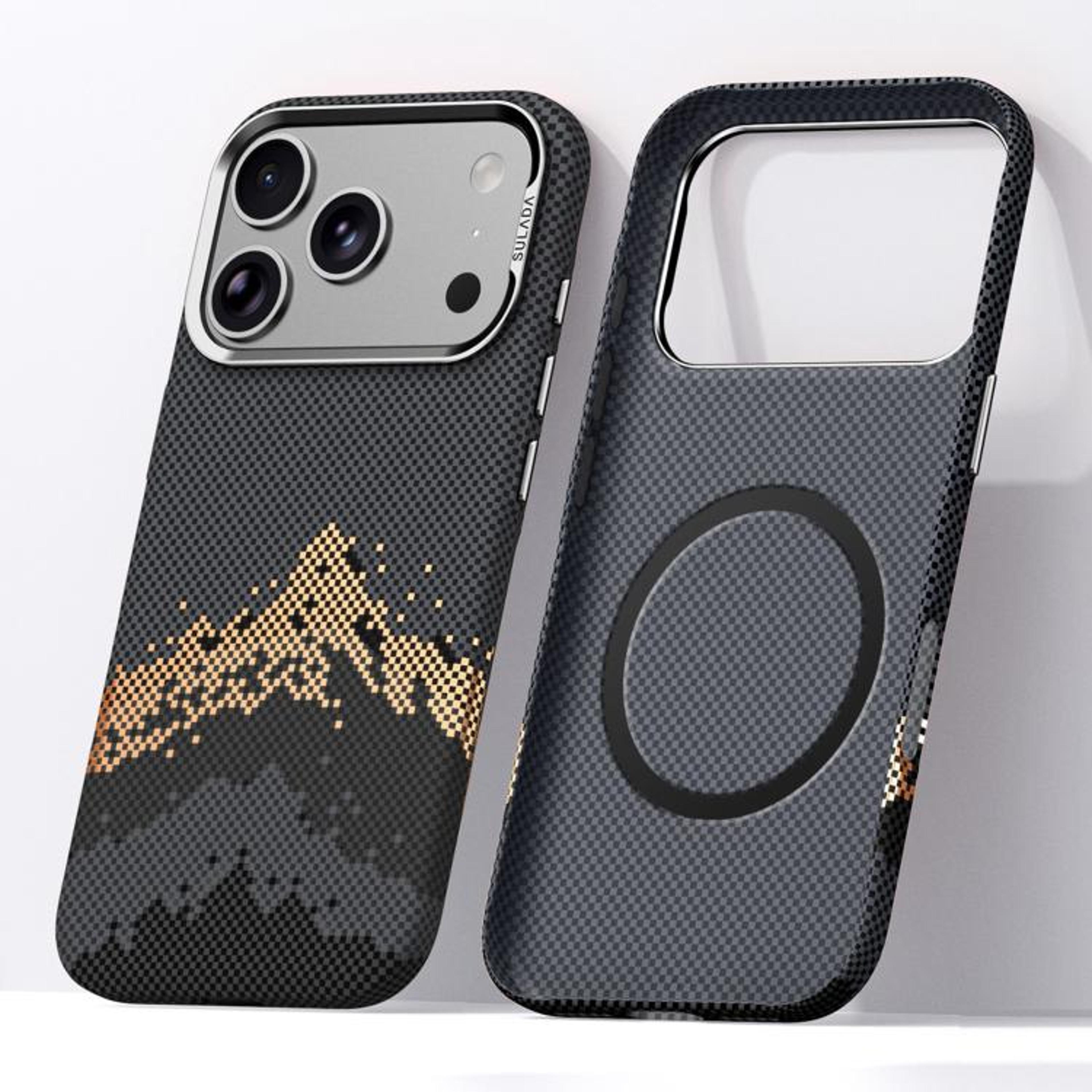 IPhone 18 Pro Max Magnetic Case With 600D Kevlar Texture 11