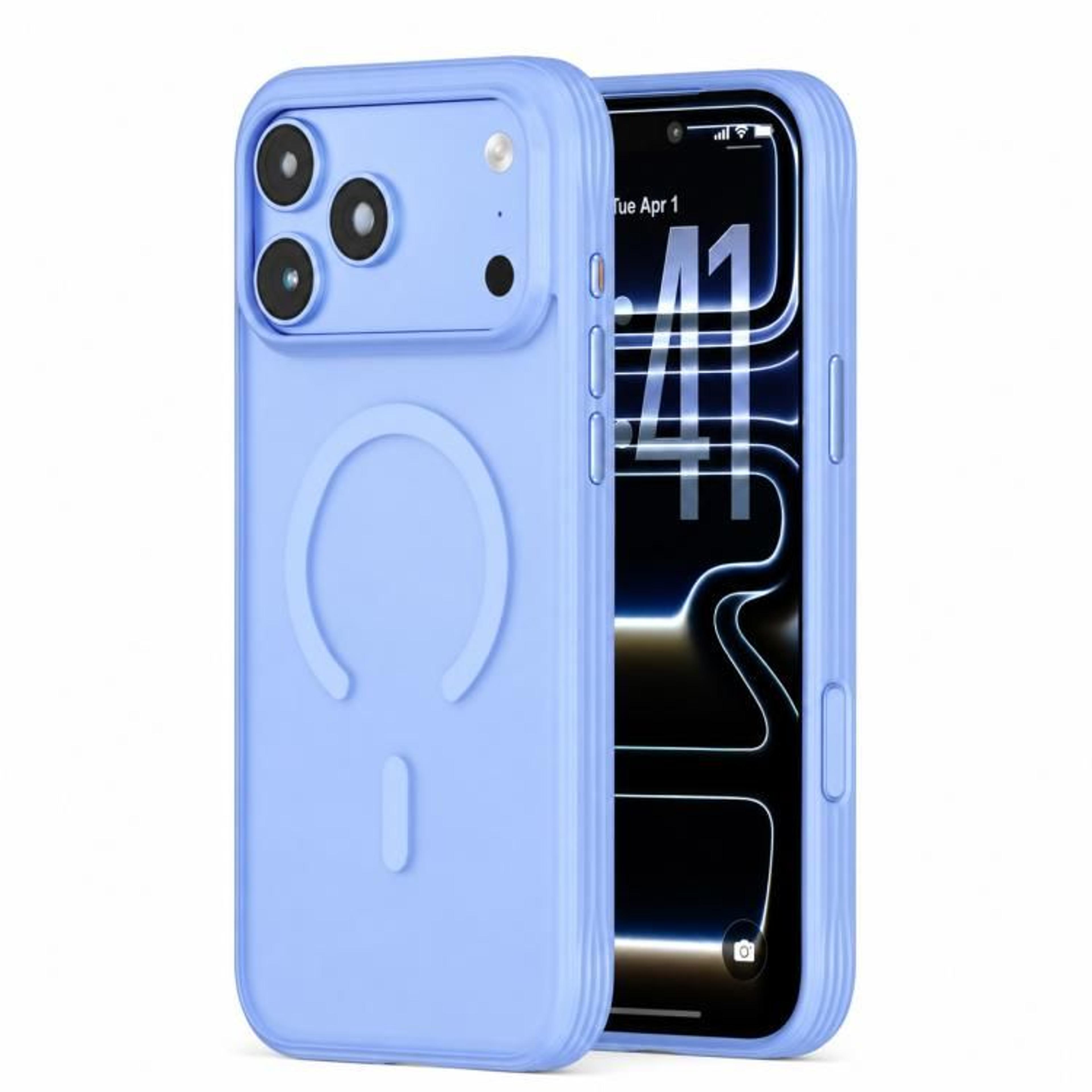 IPhone 18 Pro Textured Shockproof Magnetic Phone Case 14