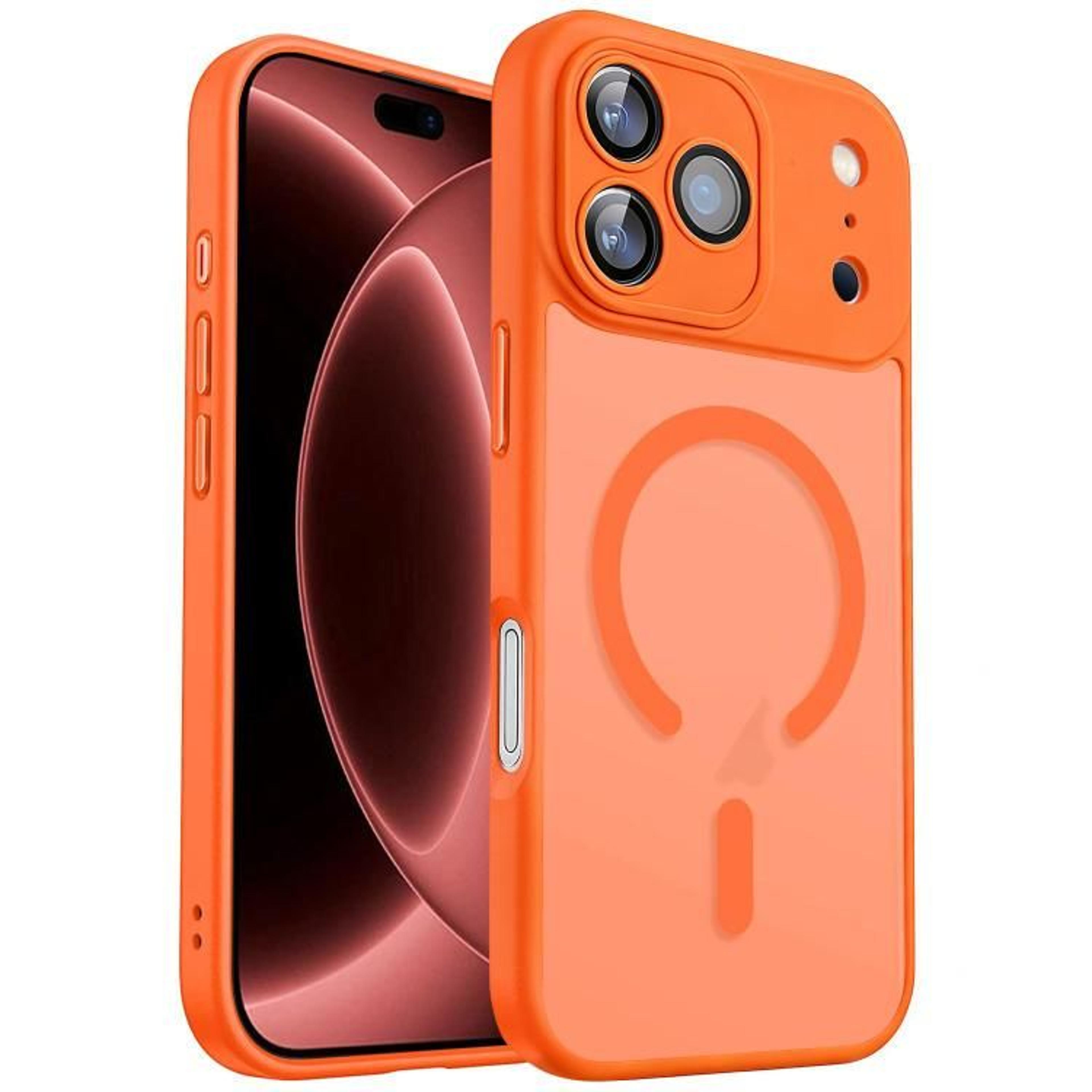 IPhone 18 Pro Magnetic Frosted Phone Case With Lens Film 10