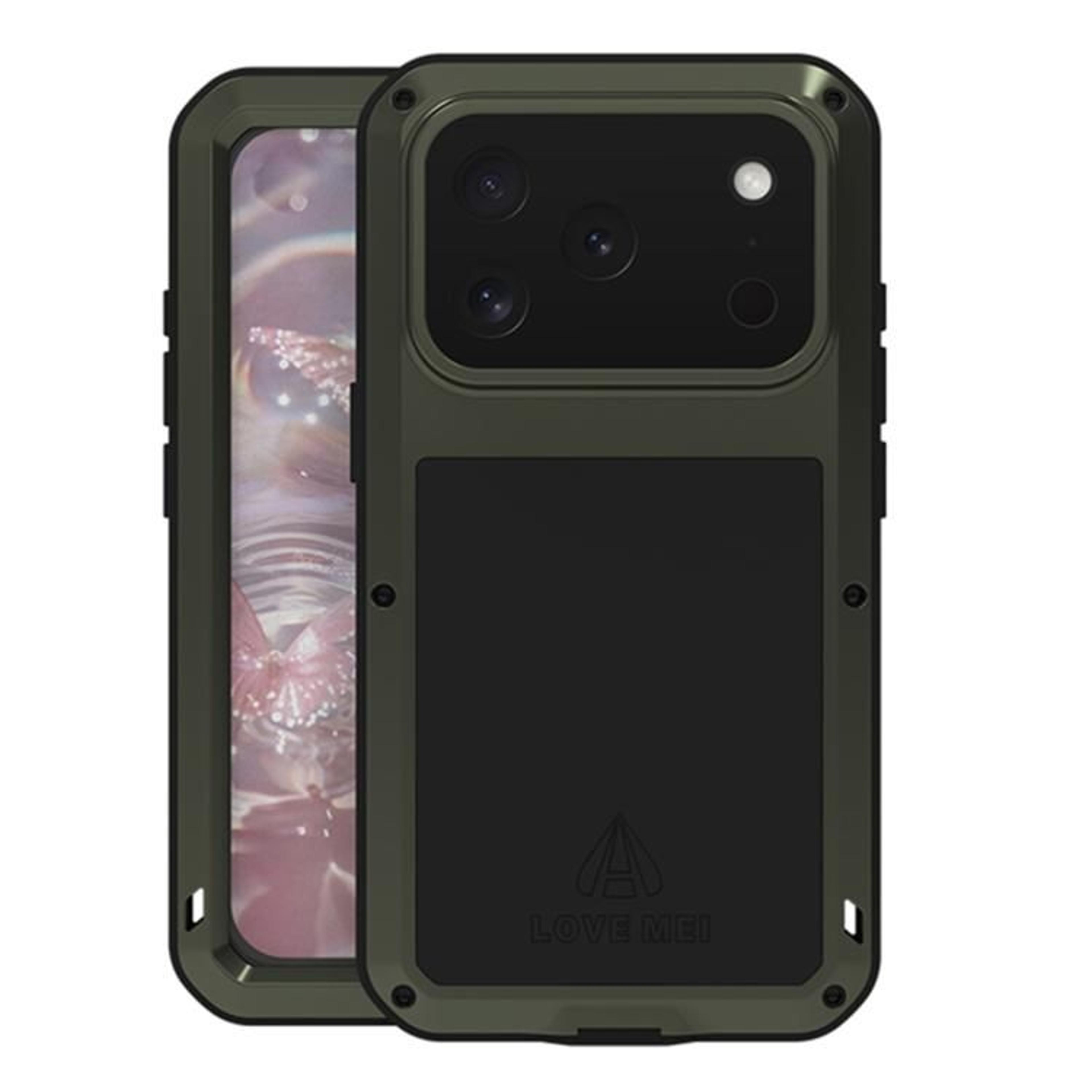 IPhone 18 Pro Metal Shockproof Full Coverage Phone Case 13