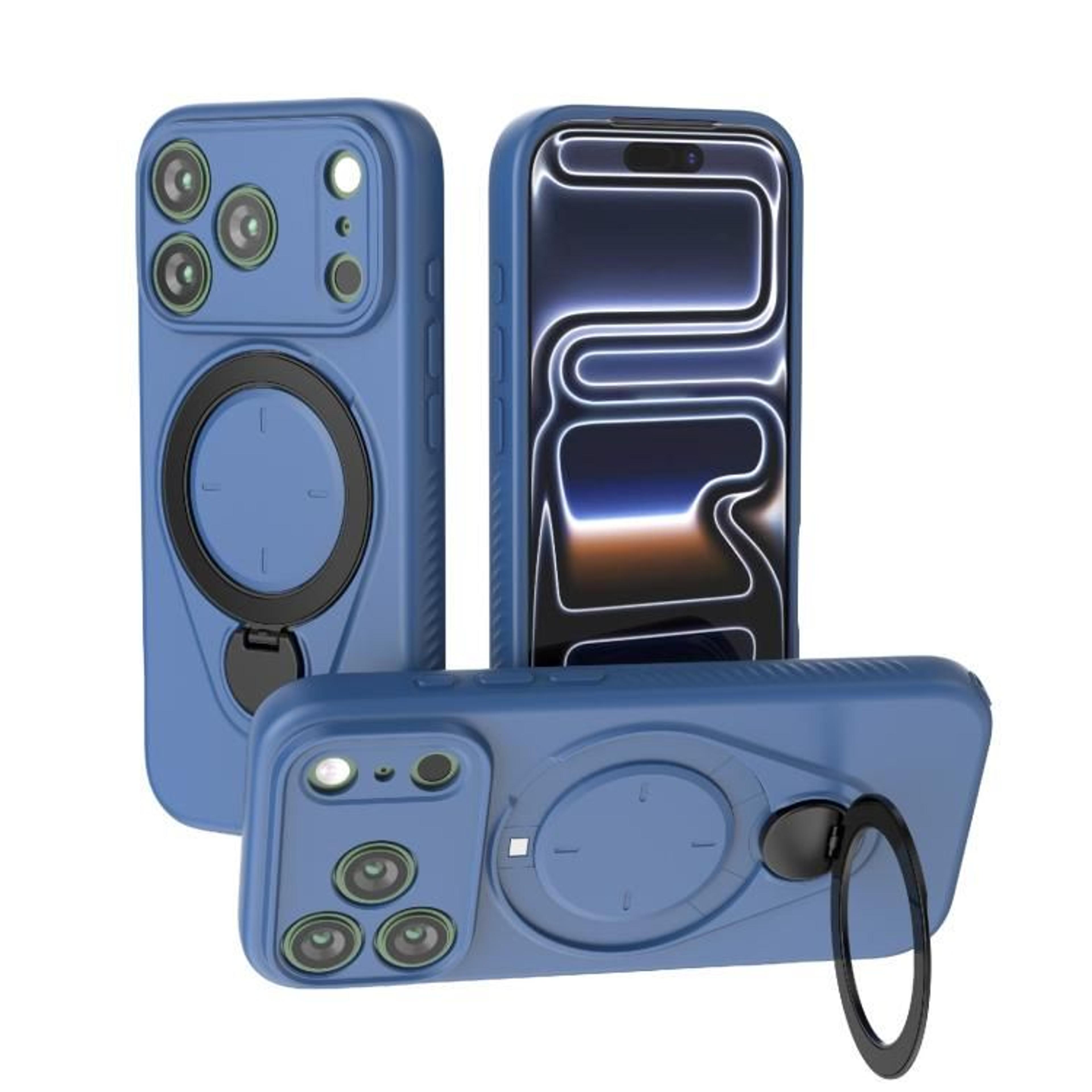 IPhone 18 Pro Max MagSafe Phone Case With 360 Degree Rotating Ring Holder 8