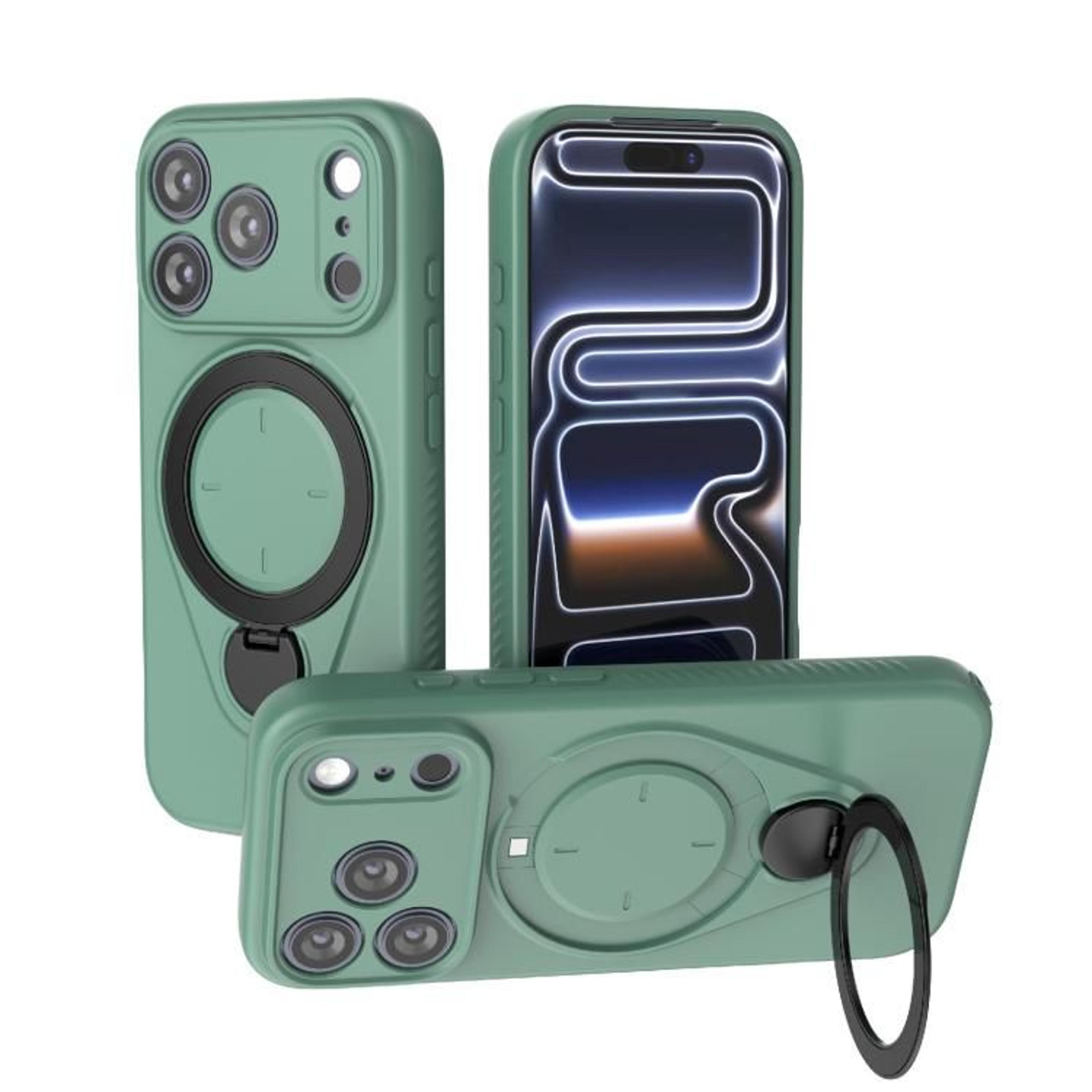 IPhone 18 Pro Max MagSafe Phone Case With 360 Degree Rotating Ring Holder 9