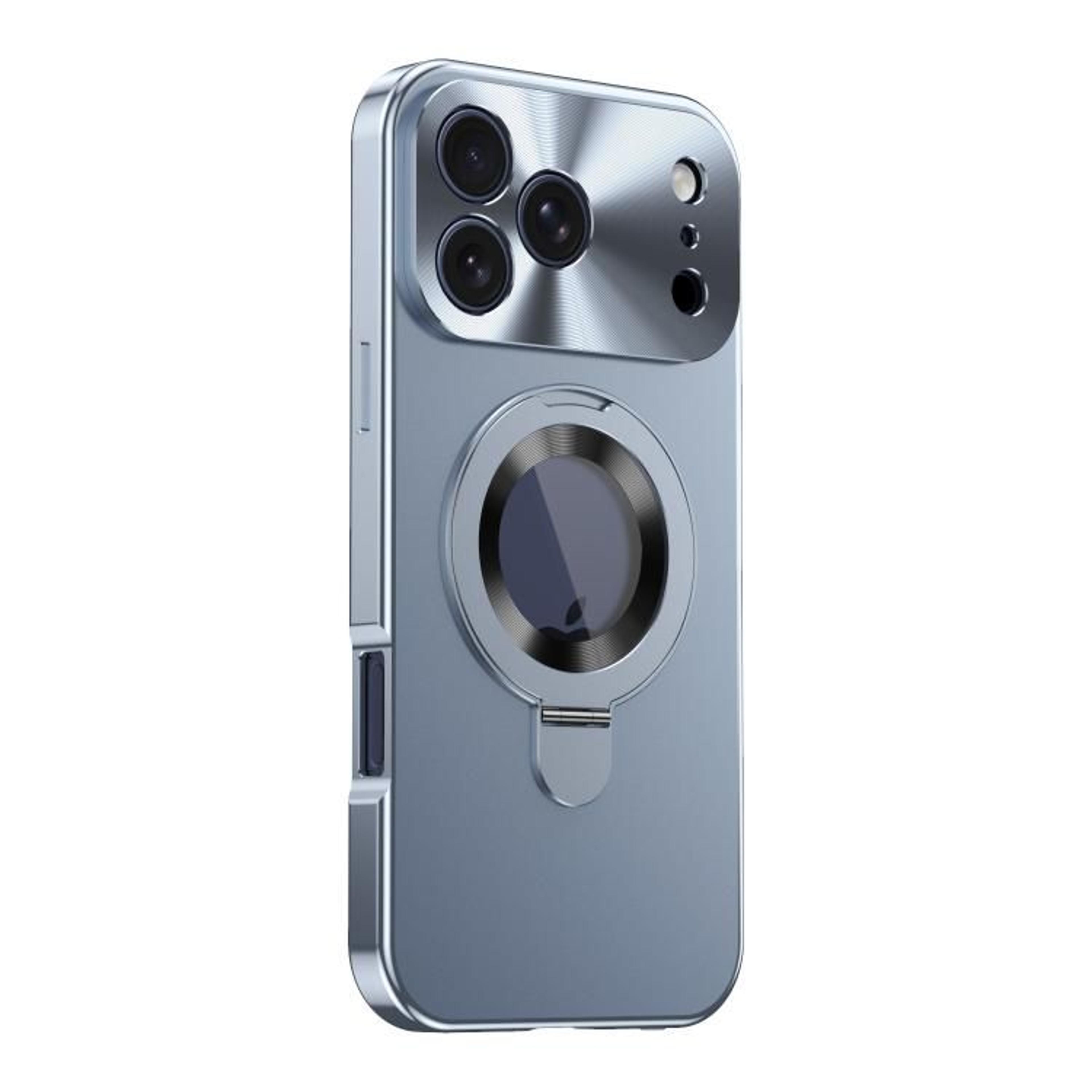 18 Pro Magnetic Phone Case With Rotating Holder And Metal Frame 12