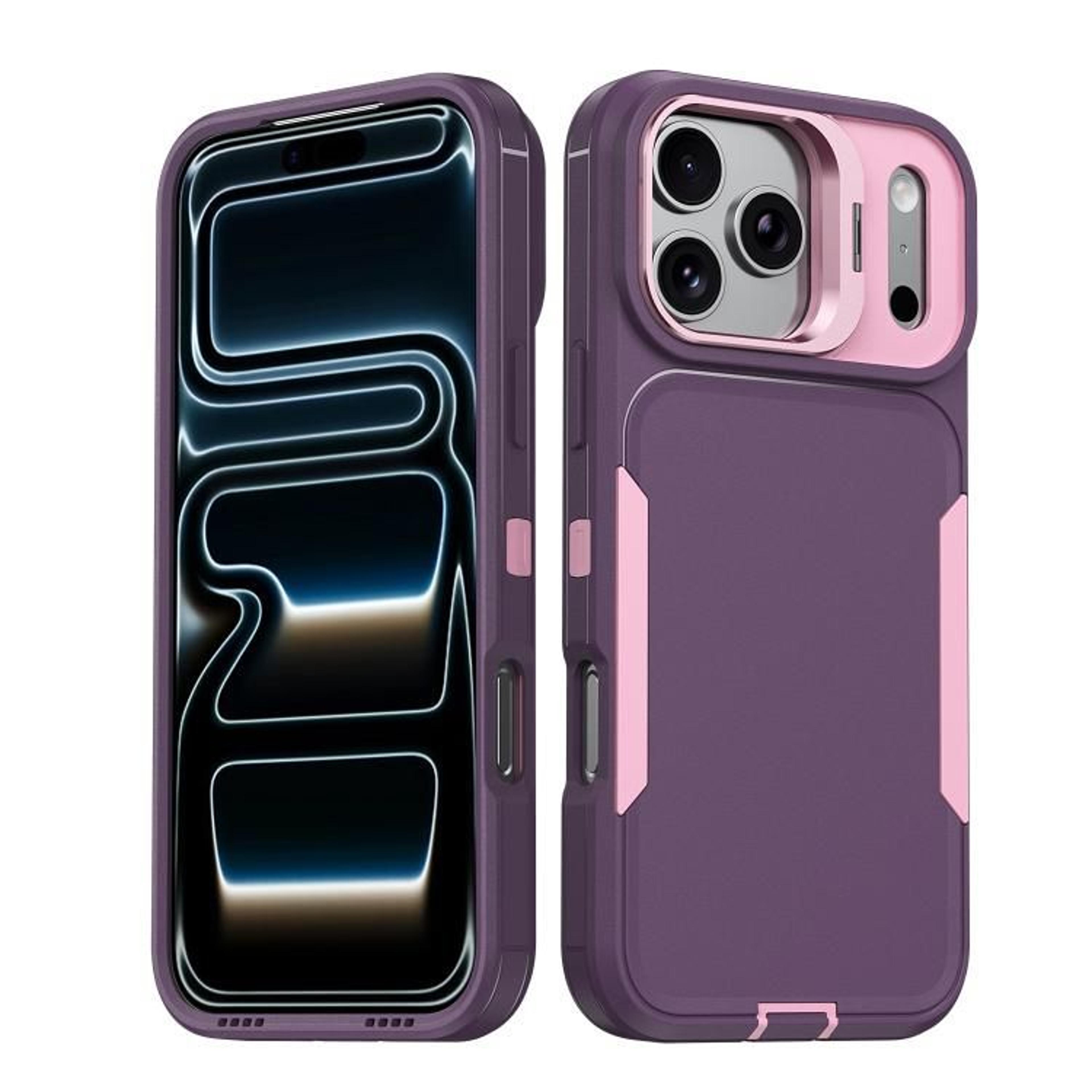 IPhone 18 Pro Max PC TPU Case With Adjustable Hidden Lens Holder 12