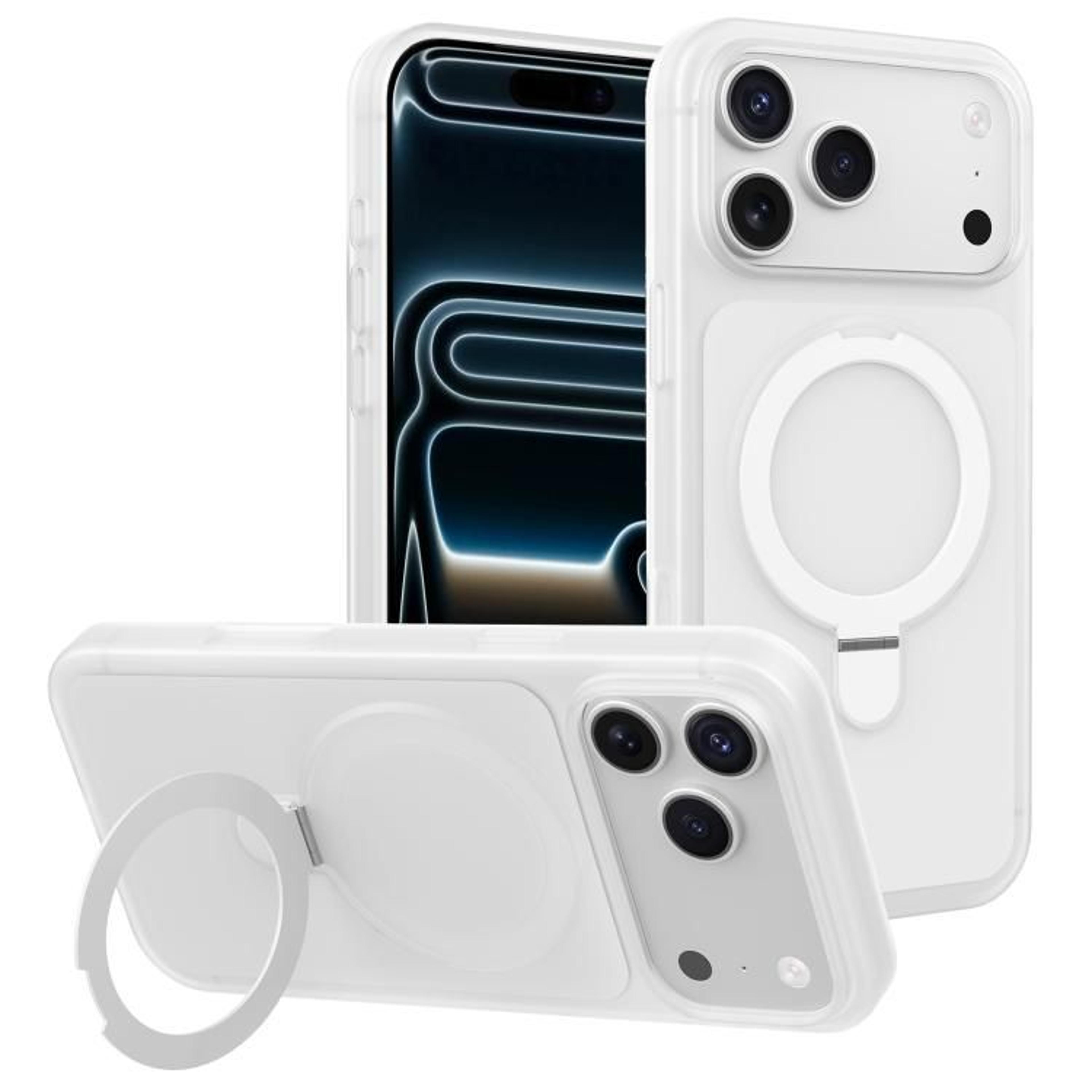 IPhone 18 Pro Magnetic Pivot Kickstand Case With Skin Feel Finish 6