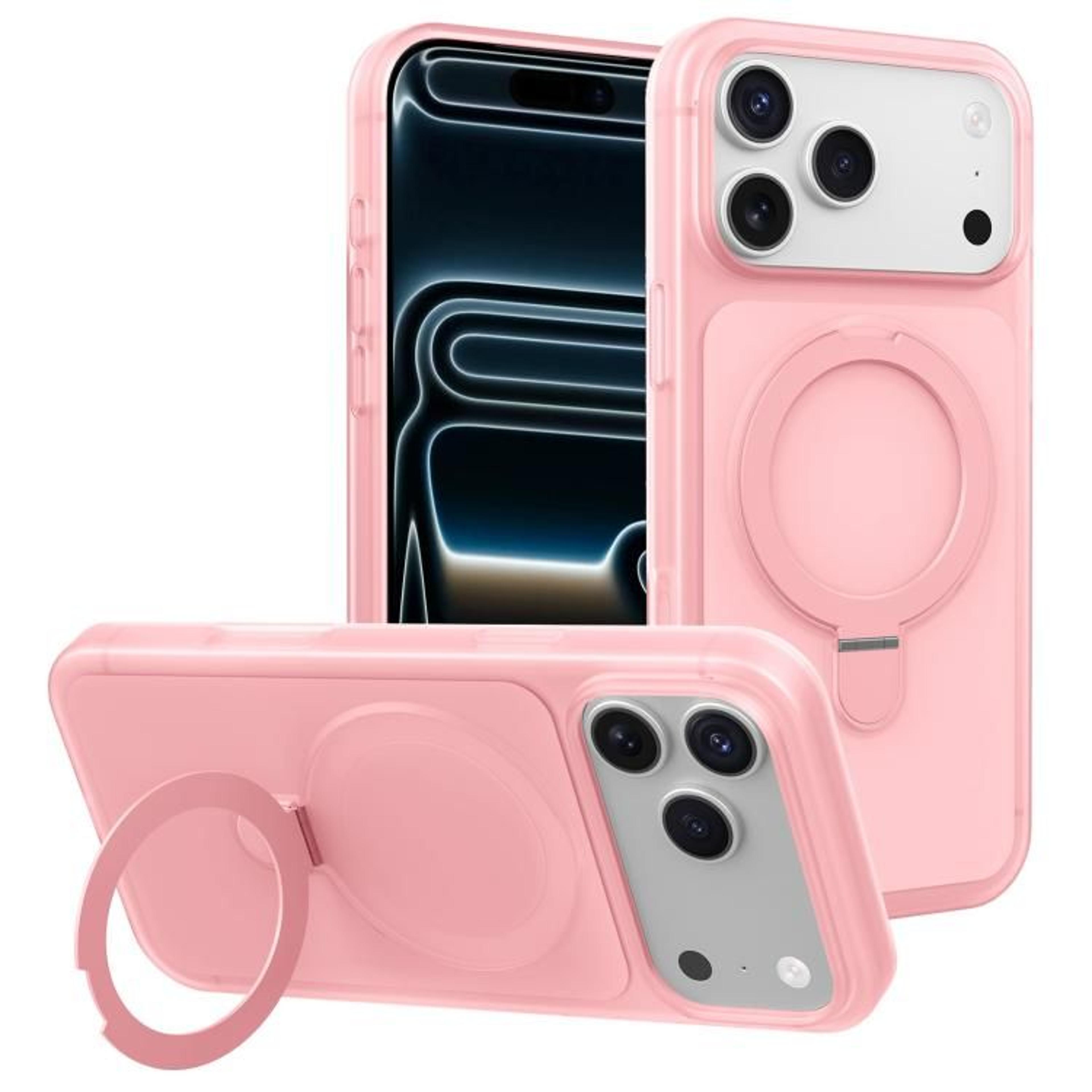 IPhone 18 Pro Magnetic Pivot Kickstand Case With Skin Feel Finish 7