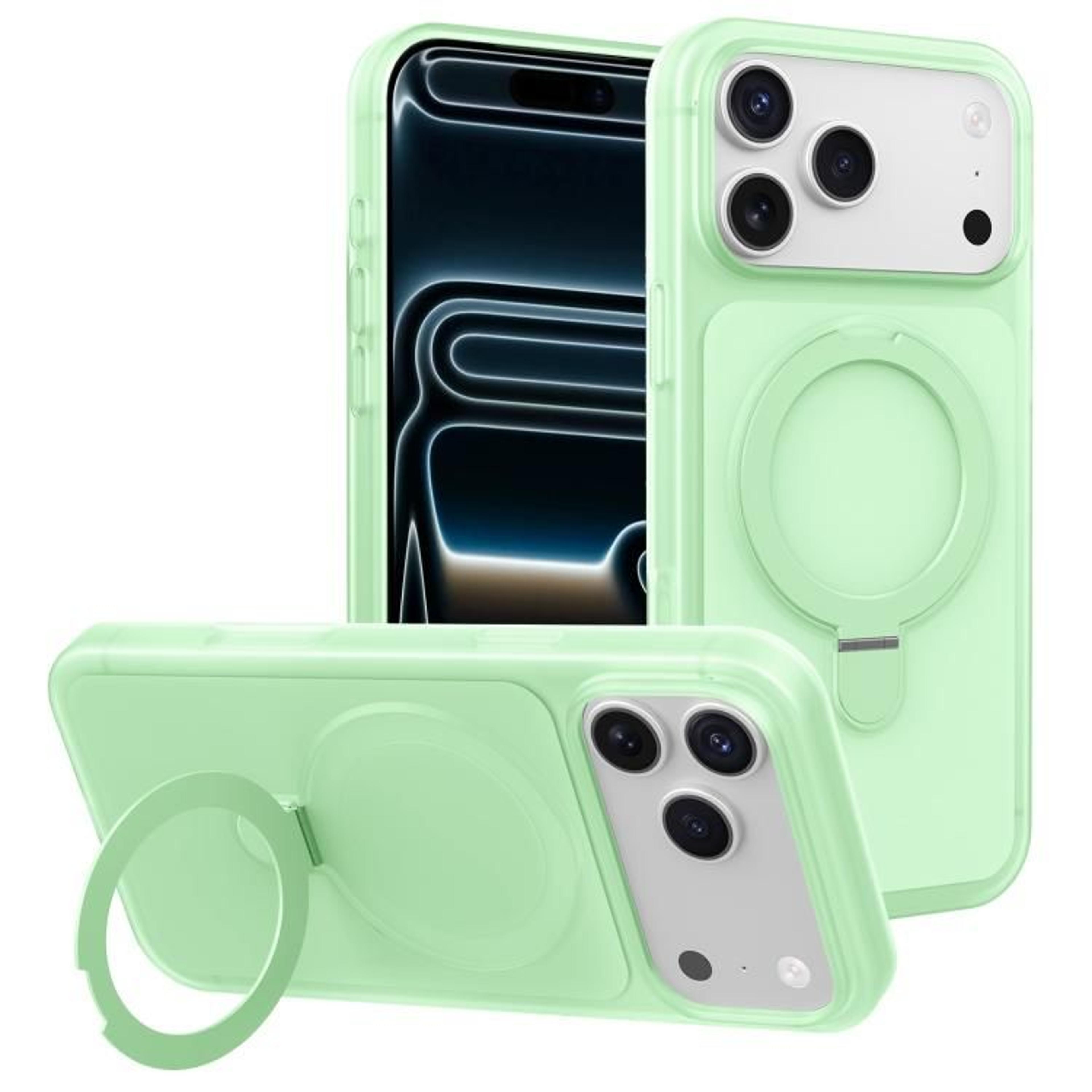 18 Pro Max Magnetic Phone Case With 360Degree Rotating Kickstand 8