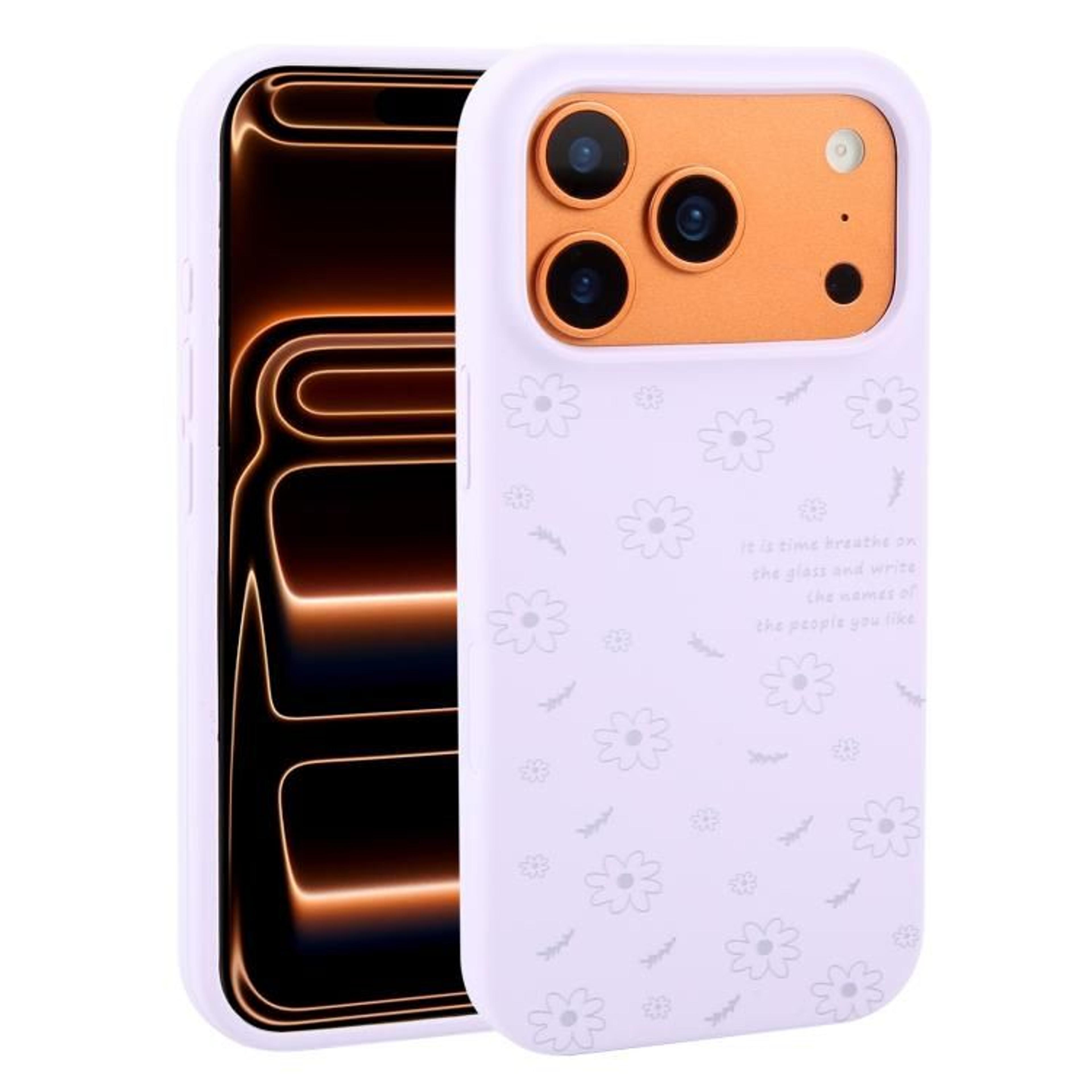 Daisy Floral Liquid Silicone Phone Case For IPhone 18 Pro 8