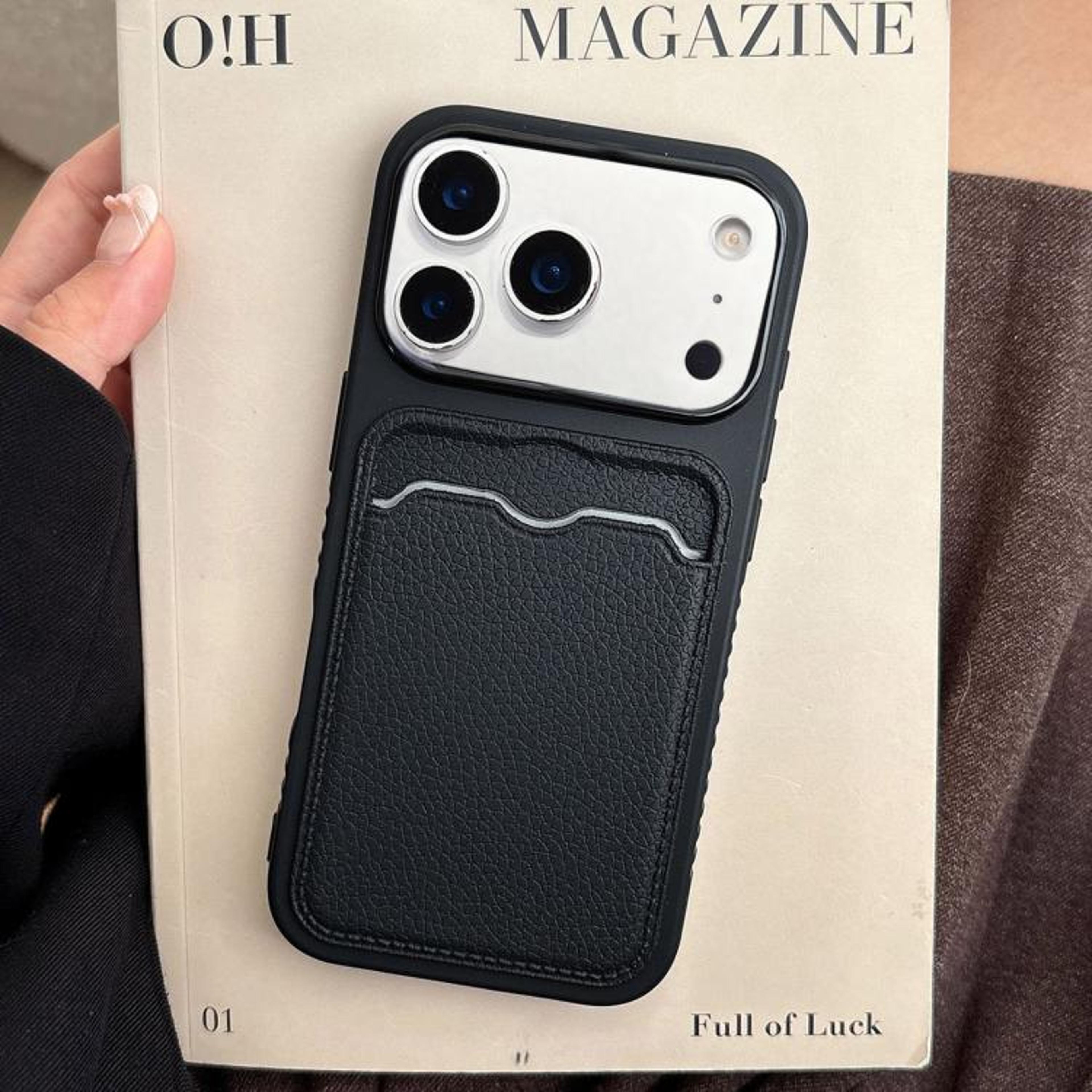 18 Pro Lychee Texture TPU Card Slot Phone Case 8