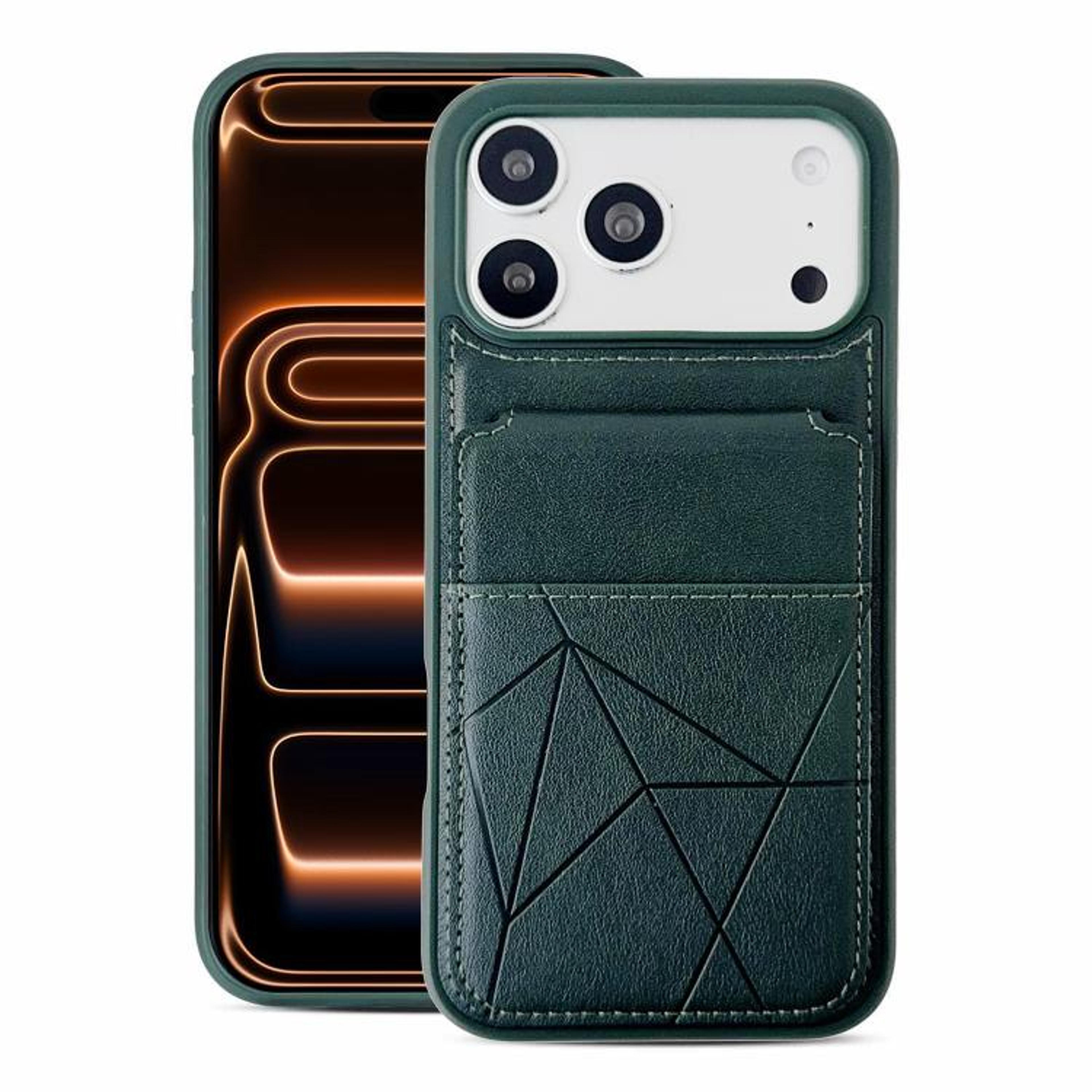 18 Pro Vertical Flip Wallet Phone Case With Card Holder And Kickstand 12