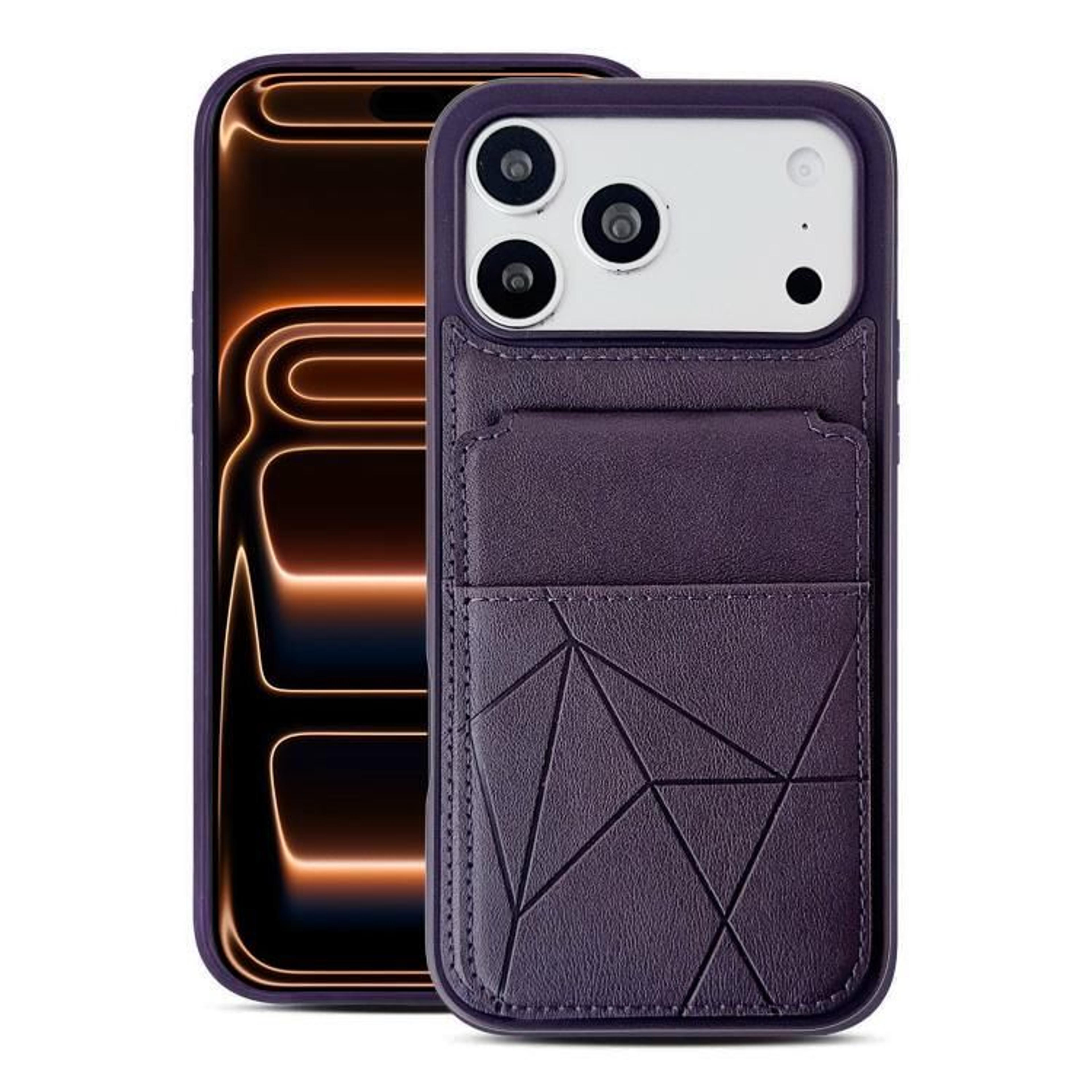 18 Pro Vertical Flip Wallet Phone Case With Card Holder And Kickstand 13
