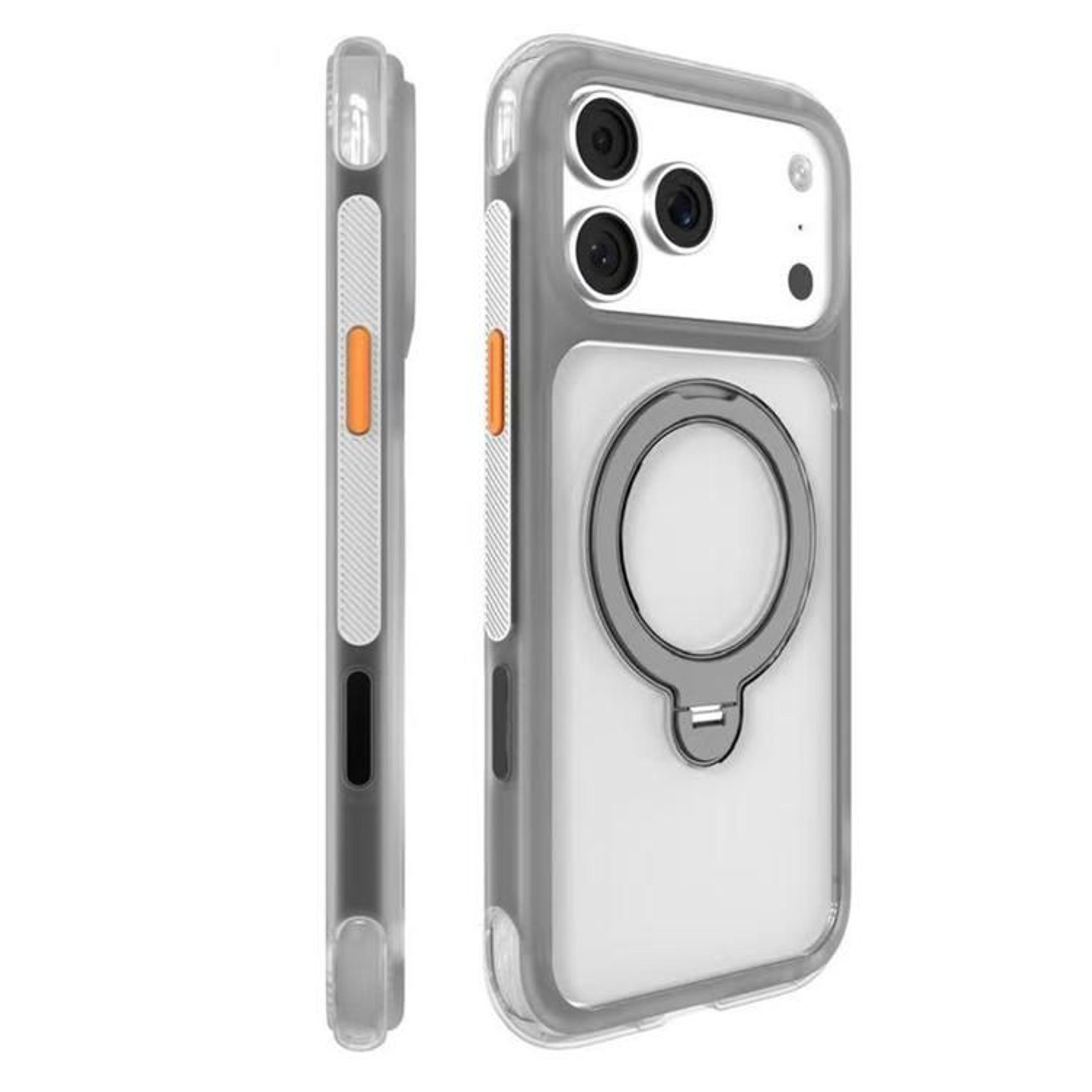 IPhone 18 Pro Magnetic Stand Case With 360 Degree Rotating Holder And Corner Protection 8
